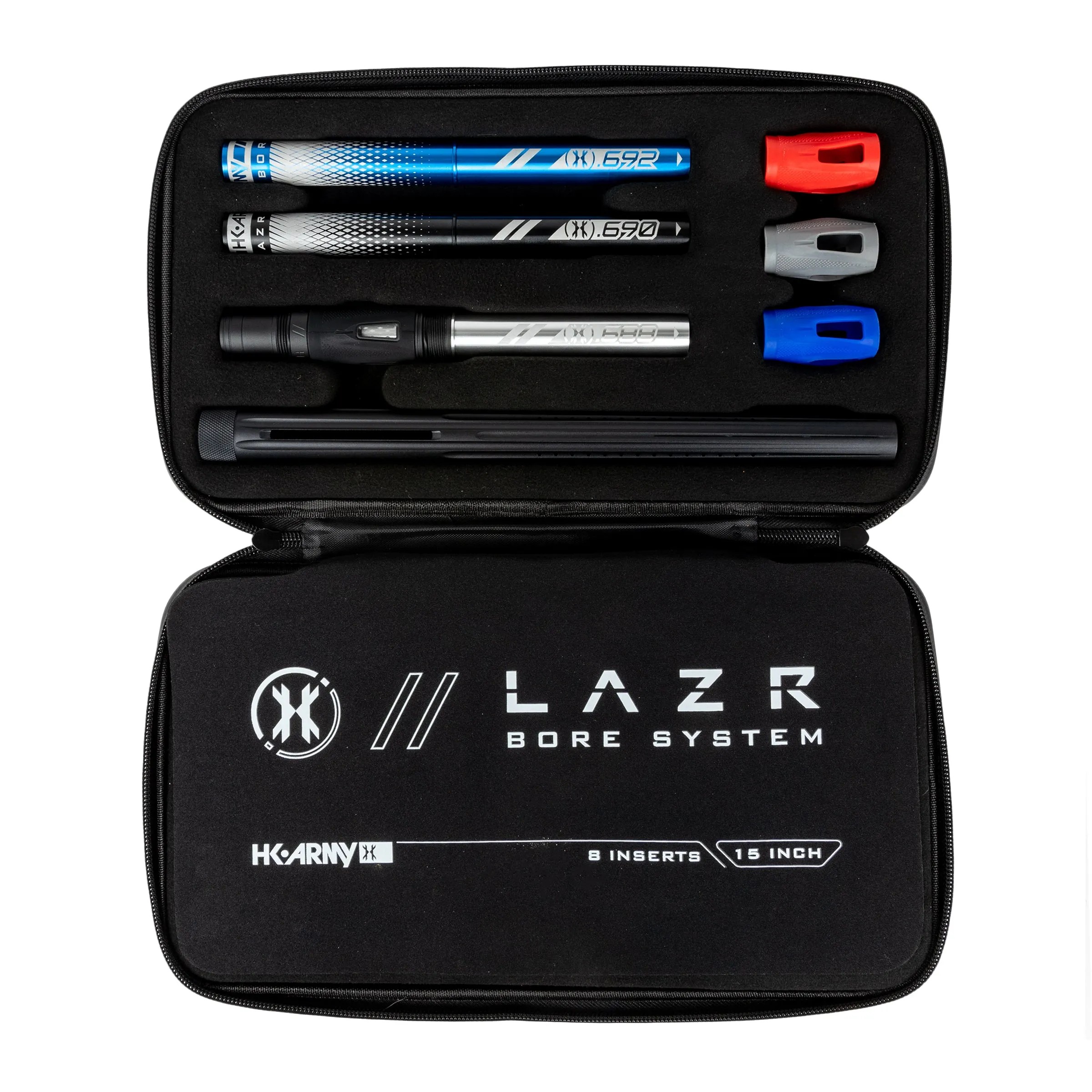 LAZR Elite Nova Barrel Kit - 15 Dust Black - Colored Inserts - Cocker Threads