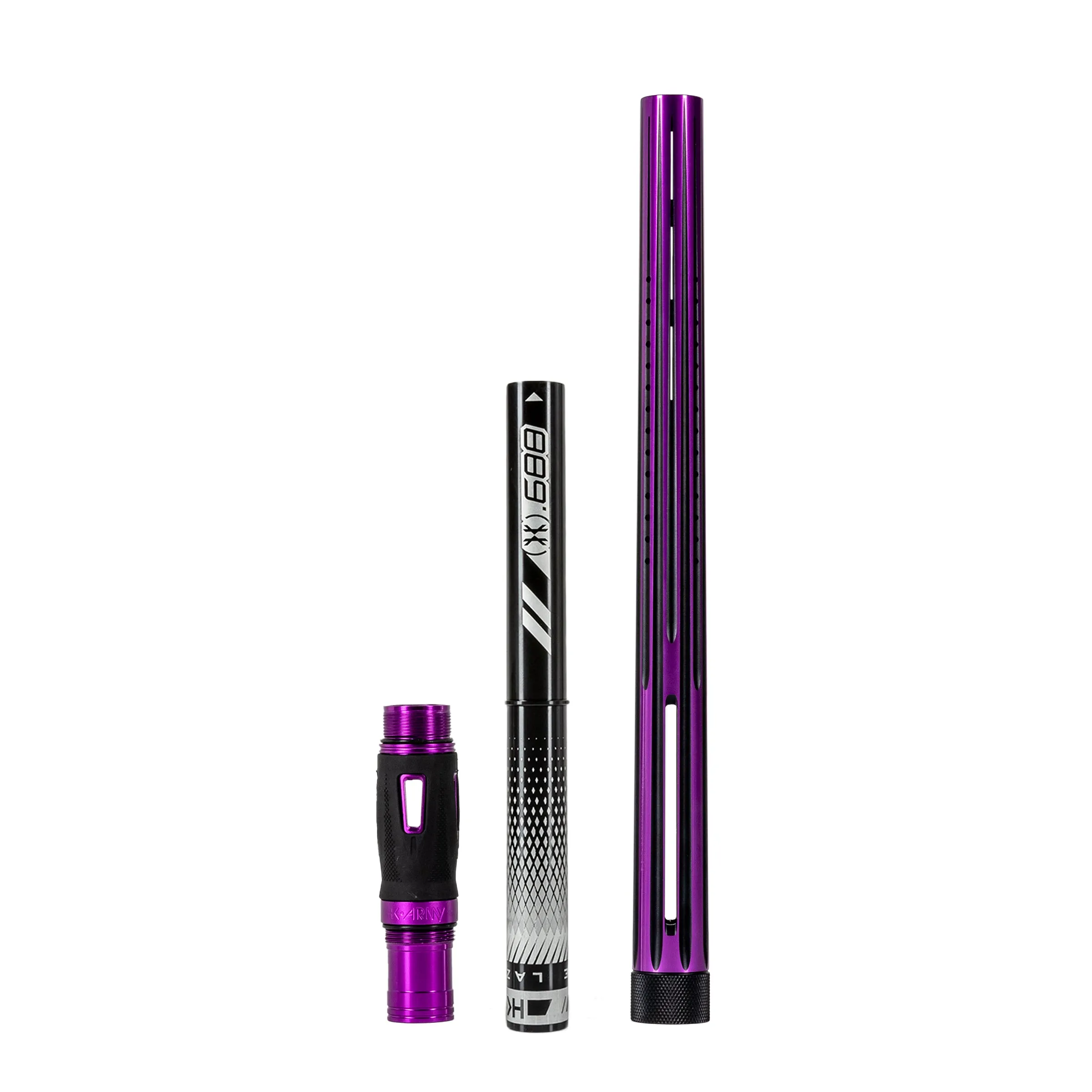 LAZR Elite Nova Barrel Kit - 15 Purple/Black - Black Inserts - Cocker Threads