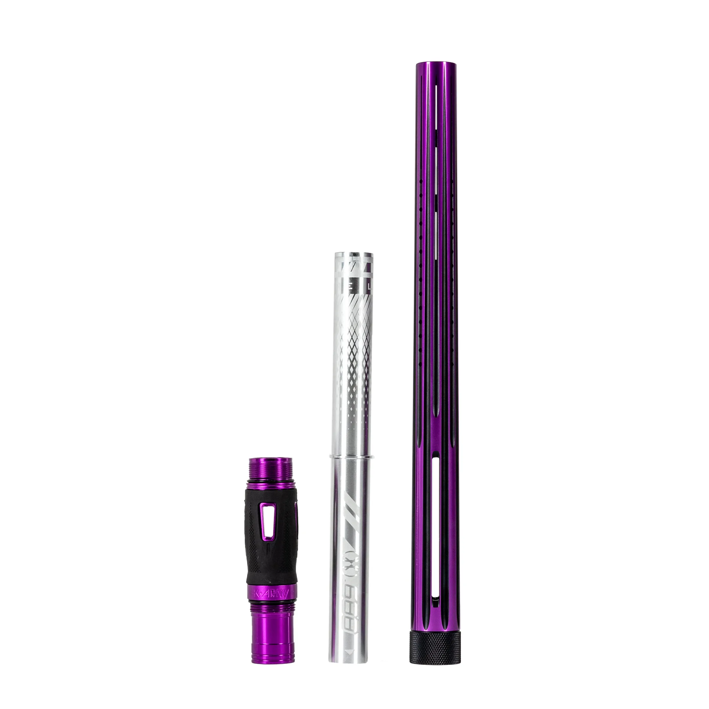 LAZR Elite Nova Barrel Kit - 15 Purple/Black - Colored Inserts - Cocker Threads