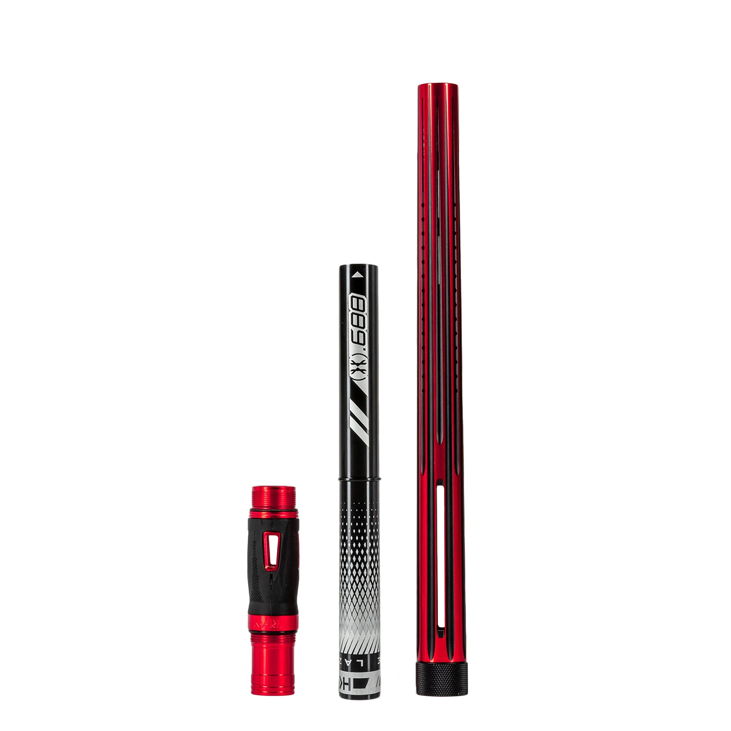 LAZR Elite Nova Barrel Kit - 15 Red/Black - Black Inserts - Cocker Threads