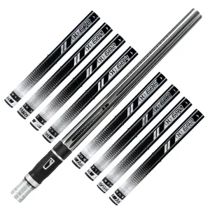LAZR Elite Nova Barrel Kit - 15 Silver/Black - Black Inserts - Cocker Threads