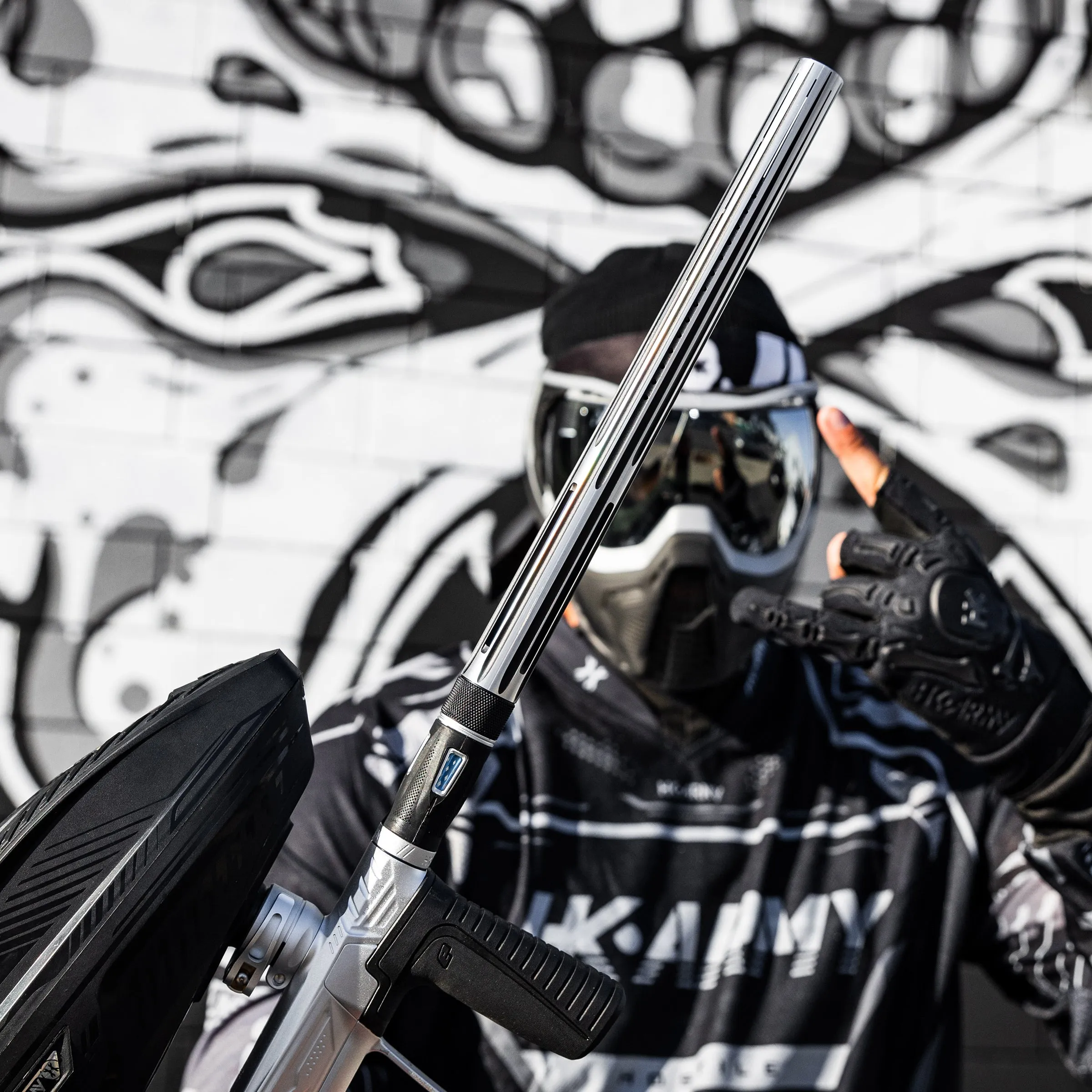 LAZR Elite Nova Barrel Kit - 15 Silver/Black - Colored Inserts - Cocker Threads