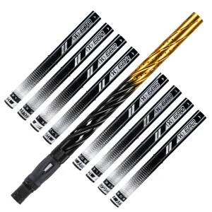 LAZR Elite Orbit Barrel Kit - 15 Black/Gold Fade - Black Inserts - Cocker Threads