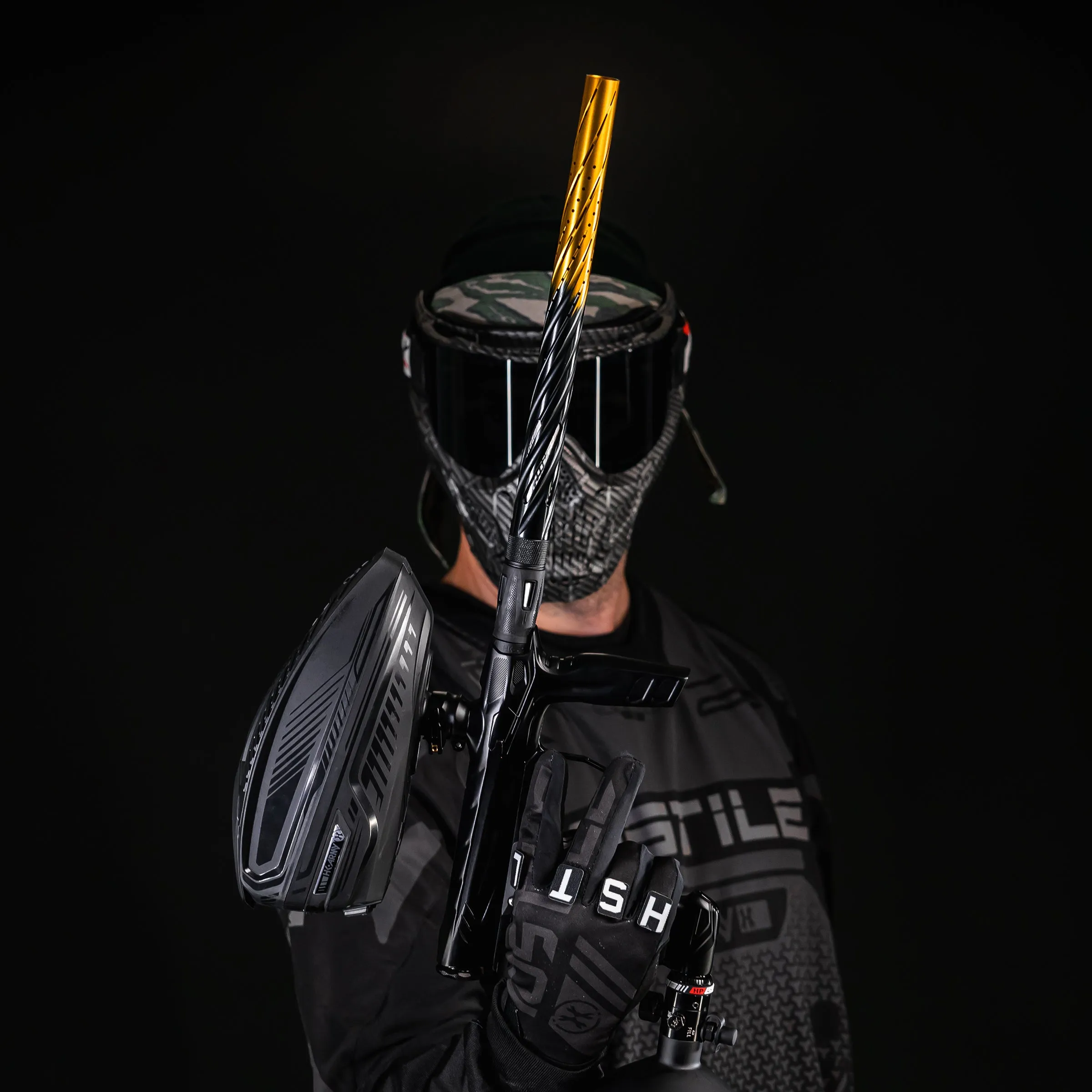 LAZR Elite Orbit Barrel Kit - 15 Black/Gold Fade - Colored Inserts - Cocker Threads