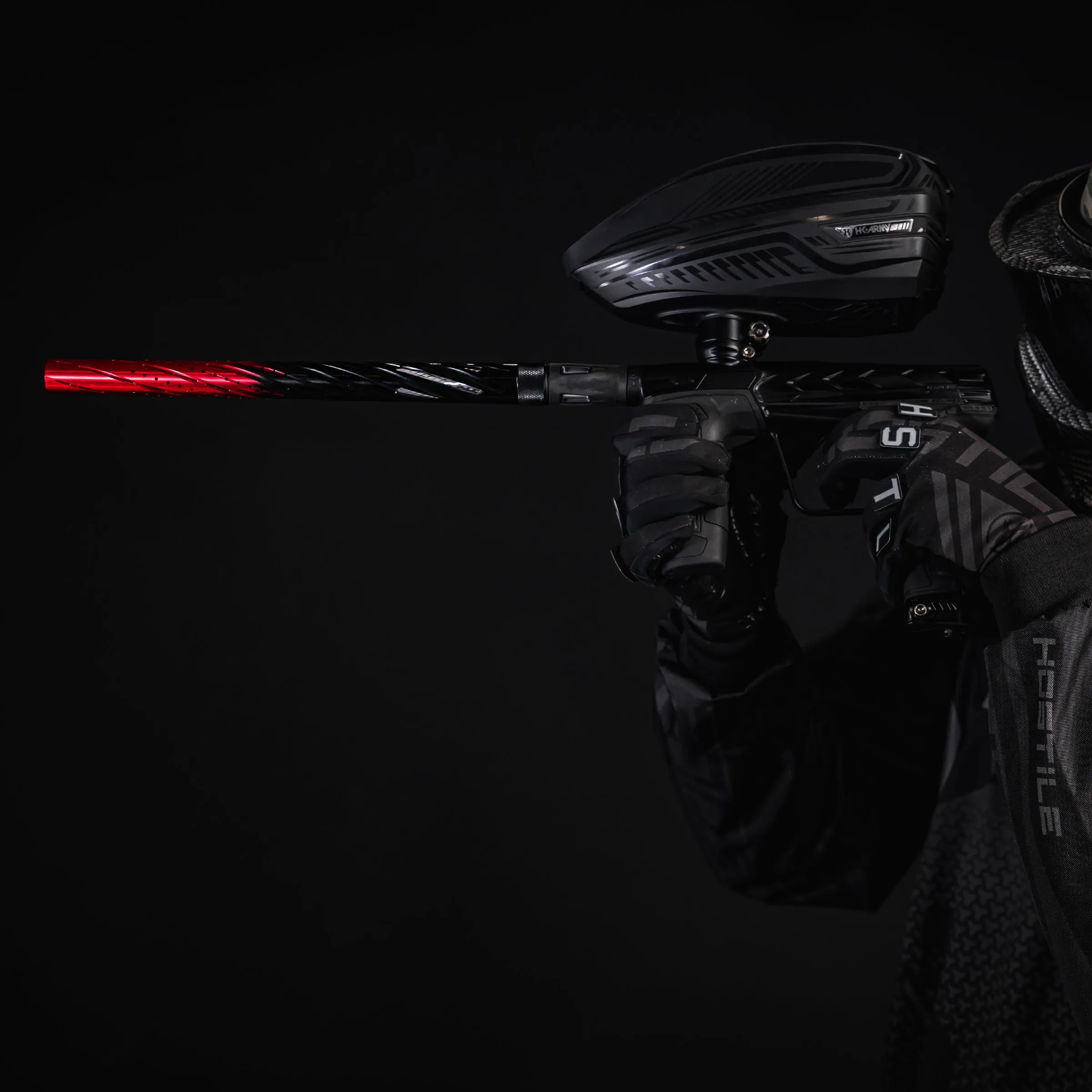 LAZR Elite Orbit Barrel Kit - 15 Black/Red Fade - Black Inserts - Cocker Threads