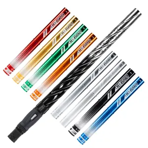 LAZR Elite Orbit Barrel Kit - 15 Black/Silver Fade - Colored Inserts - Cocker Threads