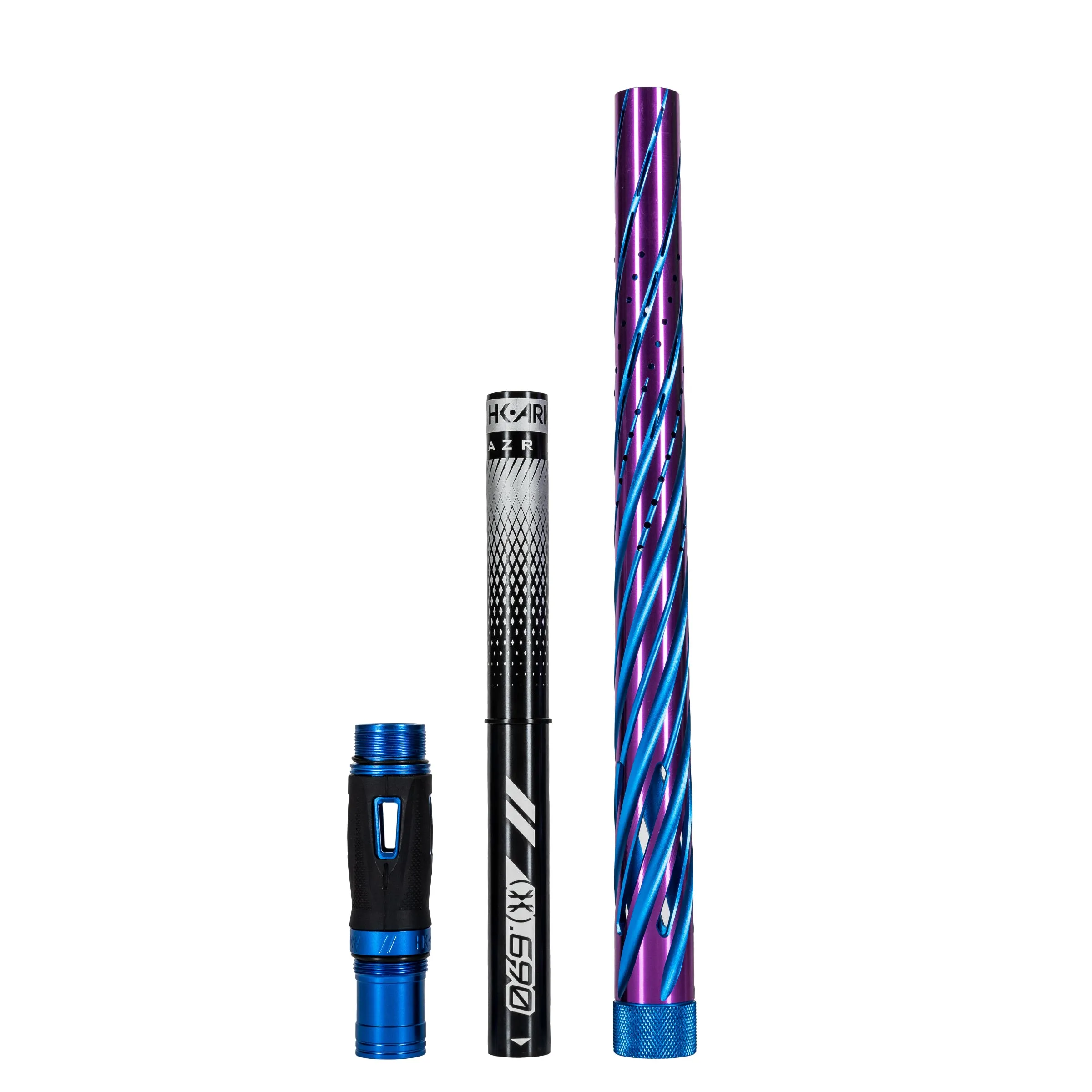 LAZR Elite Orbit Barrel Kit - 15 Blue/Purple Black Inserts - Cocker Threads