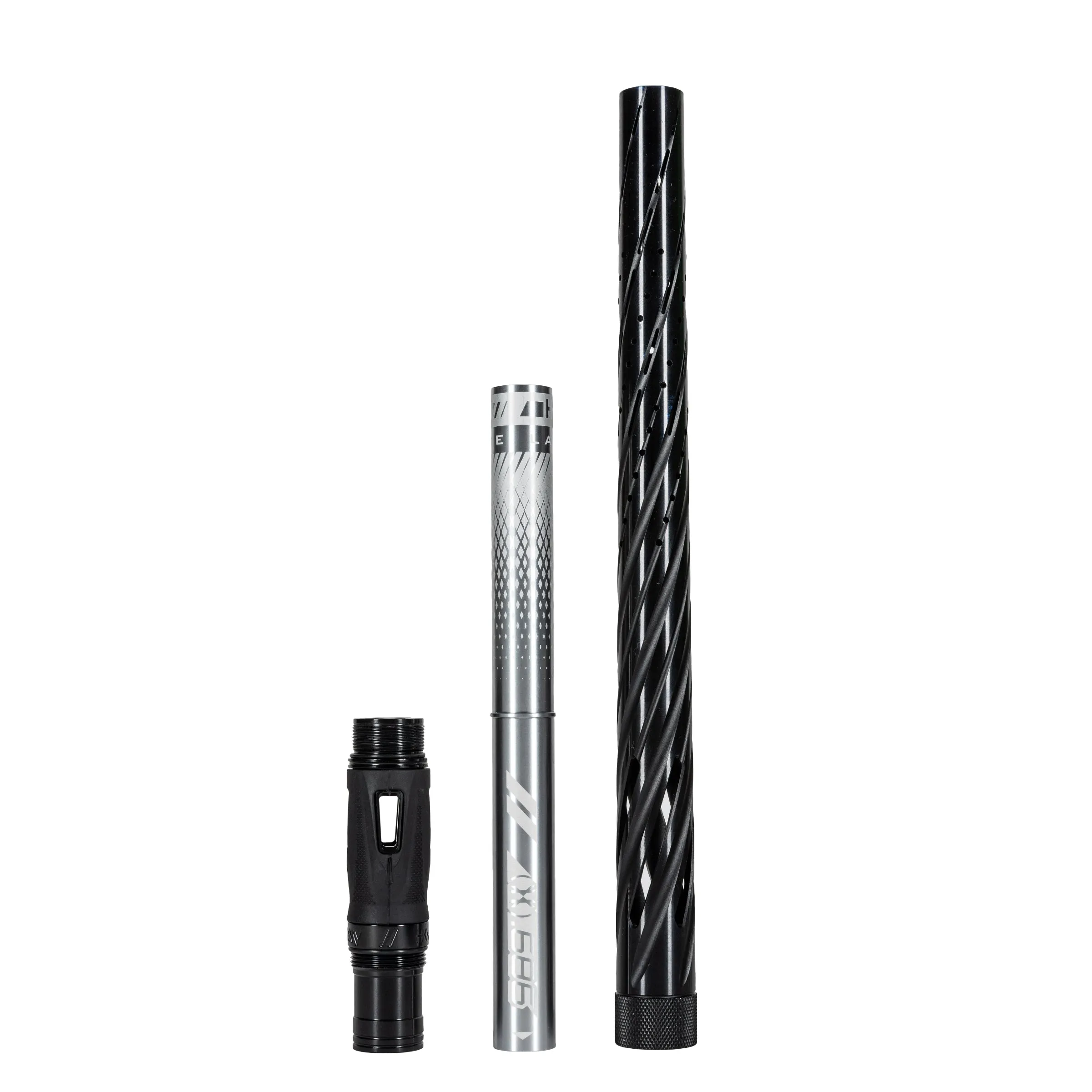 LAZR Elite Orbit Barrel Kit - 15 Dust Black/Black Inserts - Cocker Threads
