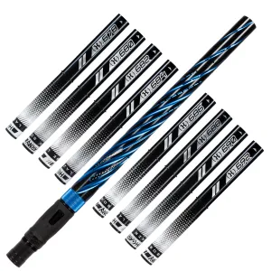 LAZR Elite Orbit Barrel Kit - 15 Dust Blue/Black - Black Inserts - Cocker Threads