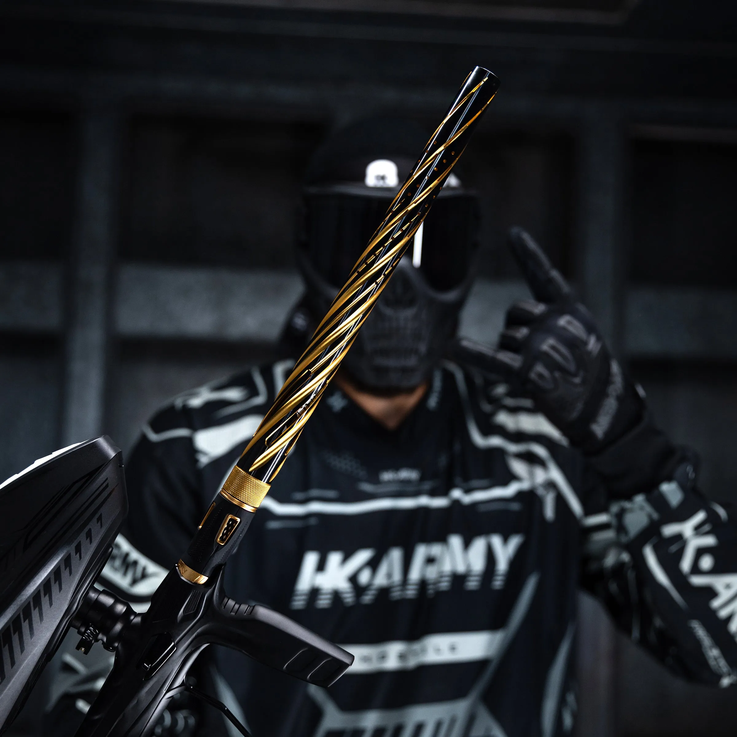 LAZR Elite Orbit Barrel Kit - 15 Dust Gold/Black Inserts - Cocker Threads