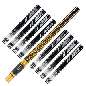 LAZR Elite Orbit Barrel Kit - 15 Dust Gold/Black Inserts - Cocker Threads
