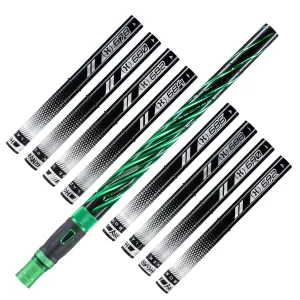 LAZR Elite Orbit Barrel Kit - 15 Dust Green/Black Inserts - Cocker Threads