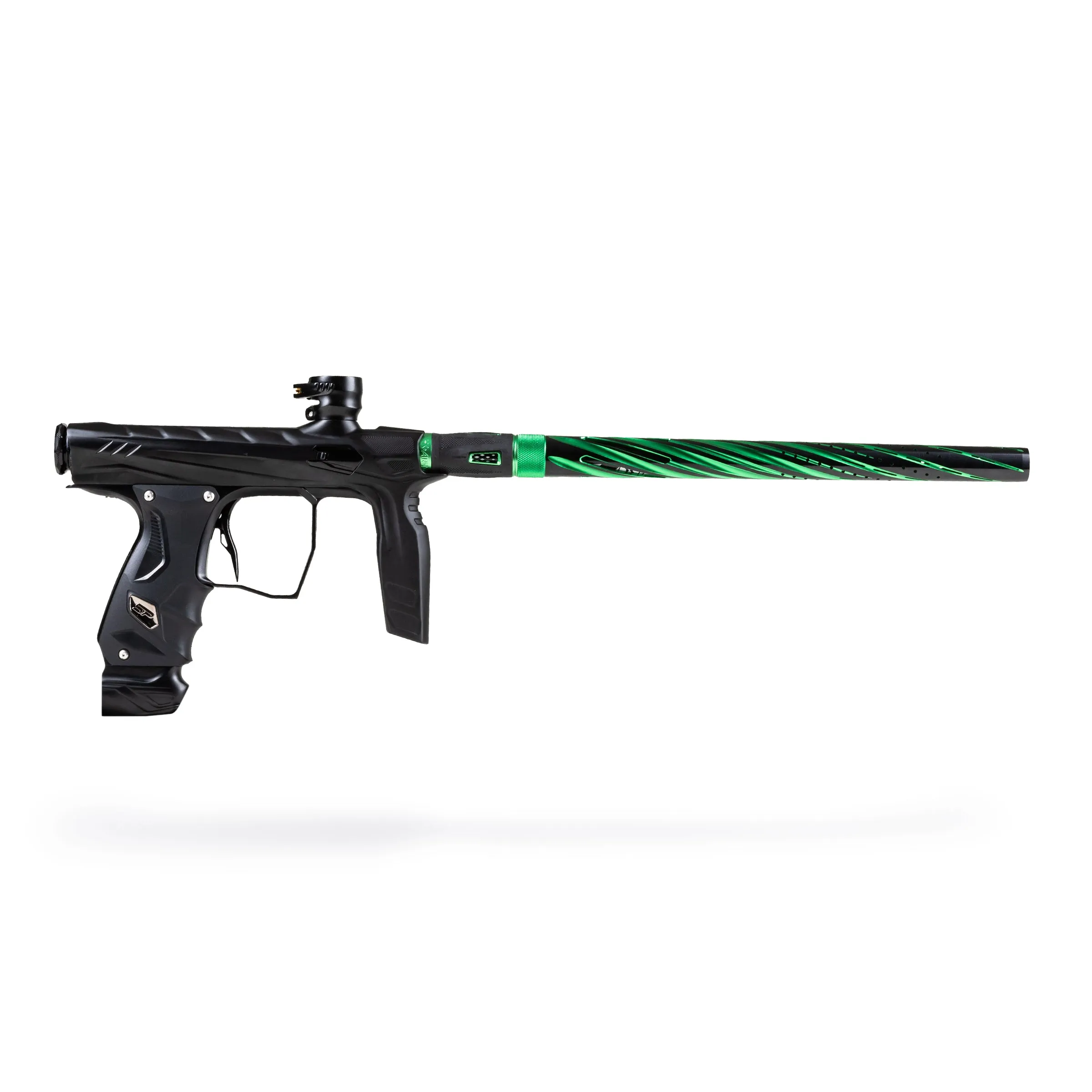 LAZR Elite Orbit Barrel Kit - 15 Dust Green/Black Inserts - Cocker Threads
