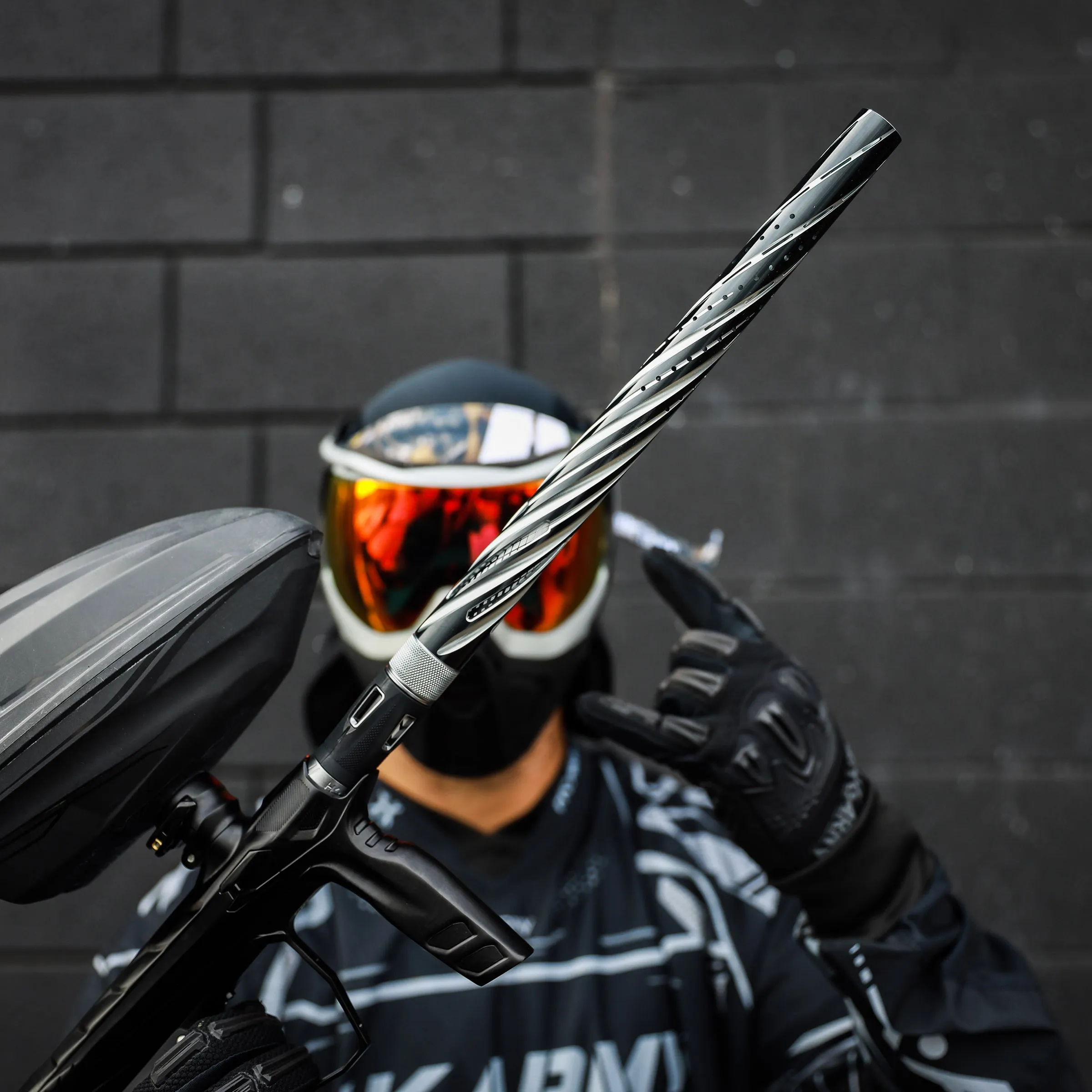 LAZR Elite Orbit Barrel Kit - 15 Dust Pewter/Black Inserts - Cocker Threads
