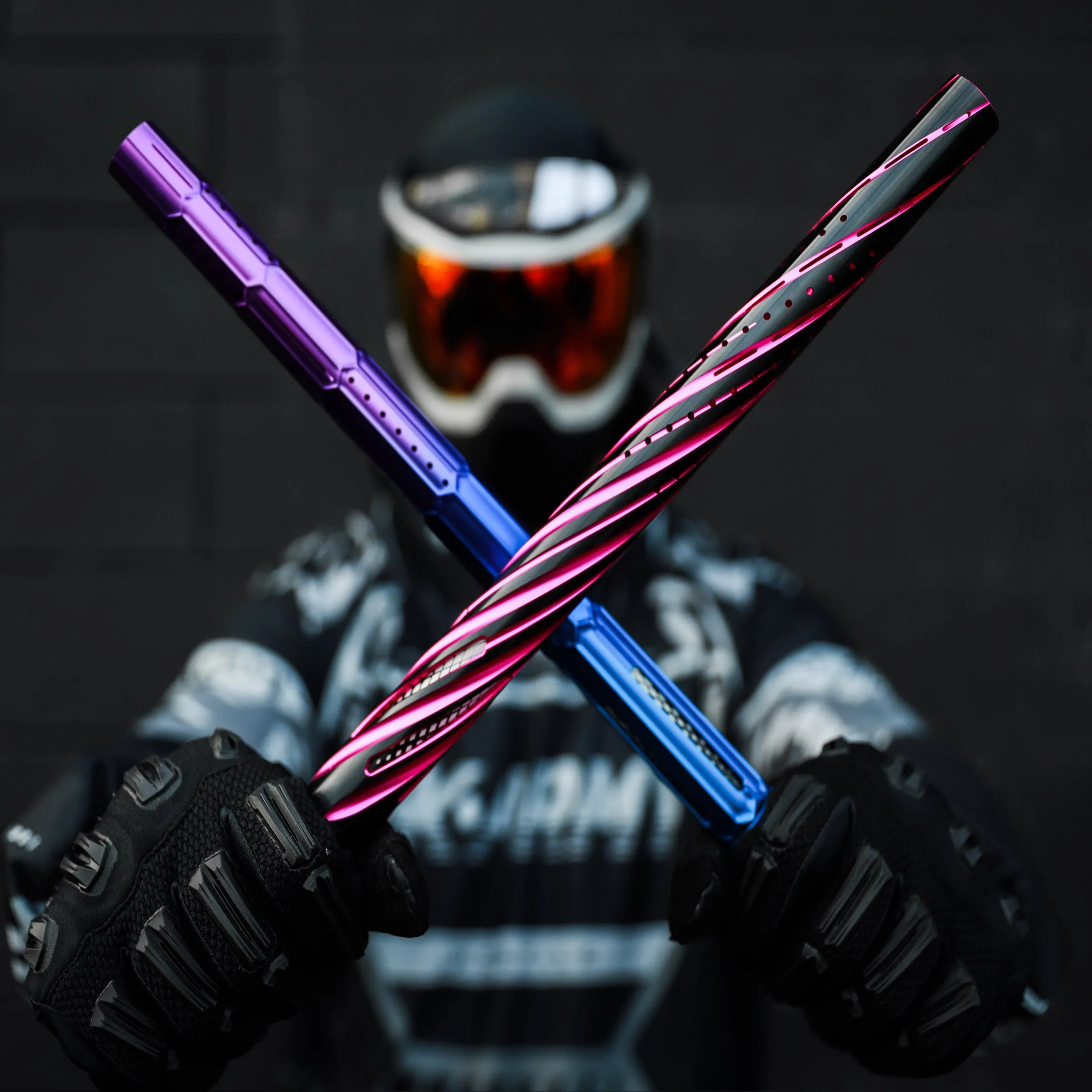 LAZR Elite Orbit Barrel Kit - 15 Dust Pink/Black Inserts - Cocker Threads
