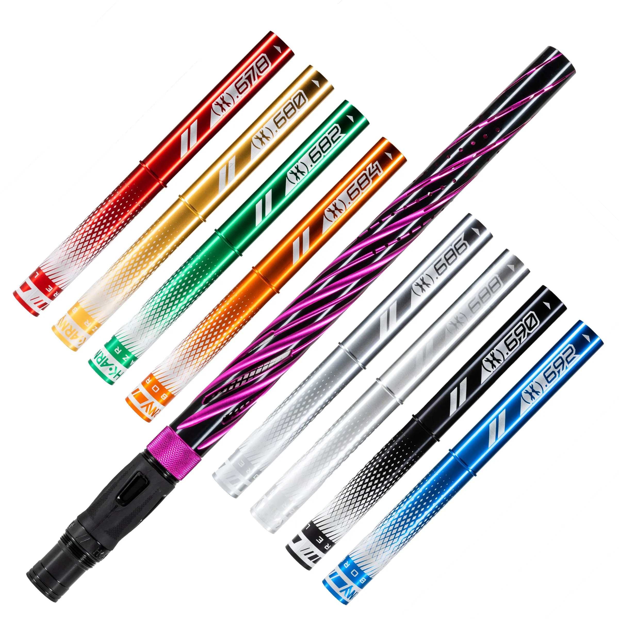 LAZR Elite Orbit Barrel Kit - 15 Dust Pink/Colored Inserts - Cocker Threads