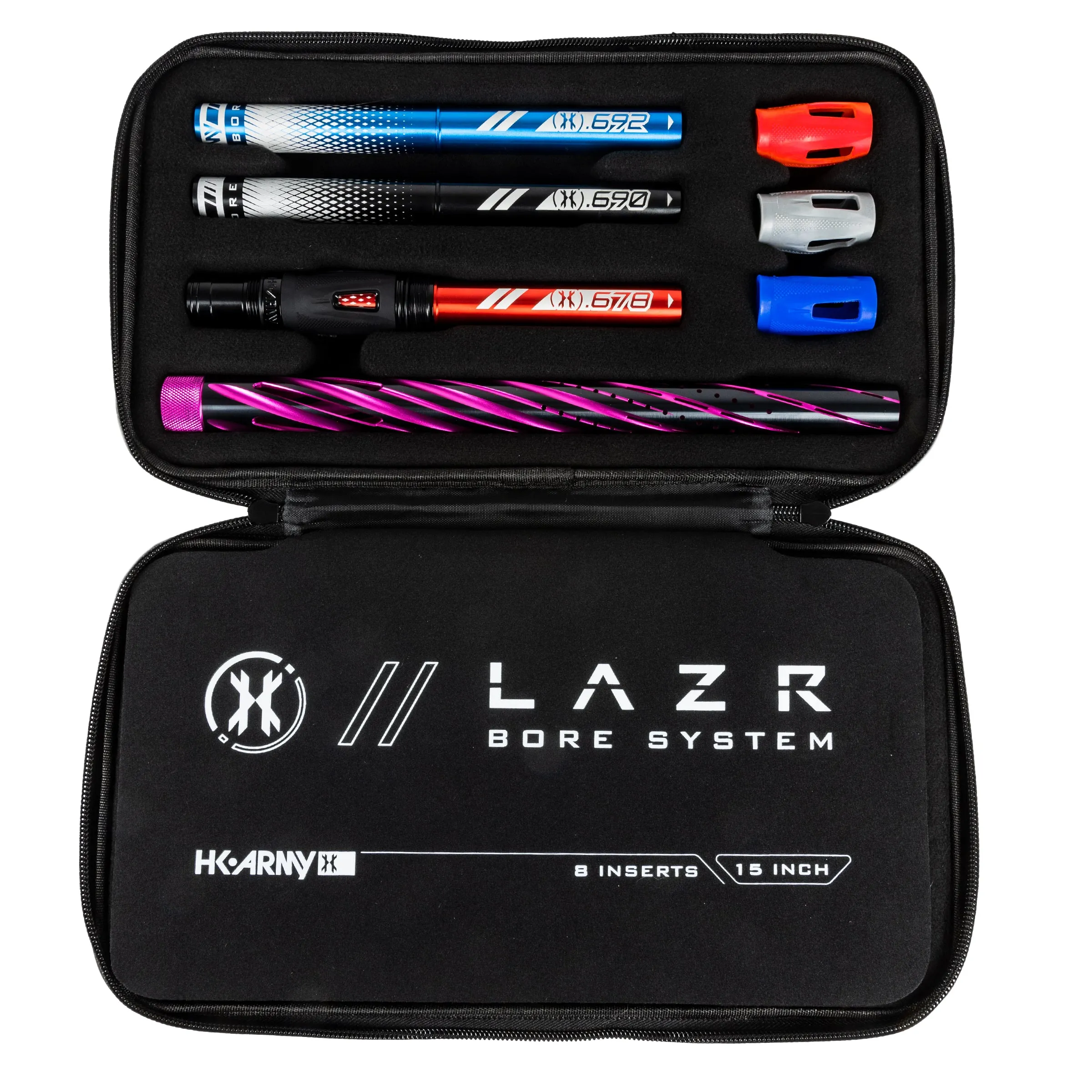 LAZR Elite Orbit Barrel Kit - 15 Dust Pink/Colored Inserts - Cocker Threads