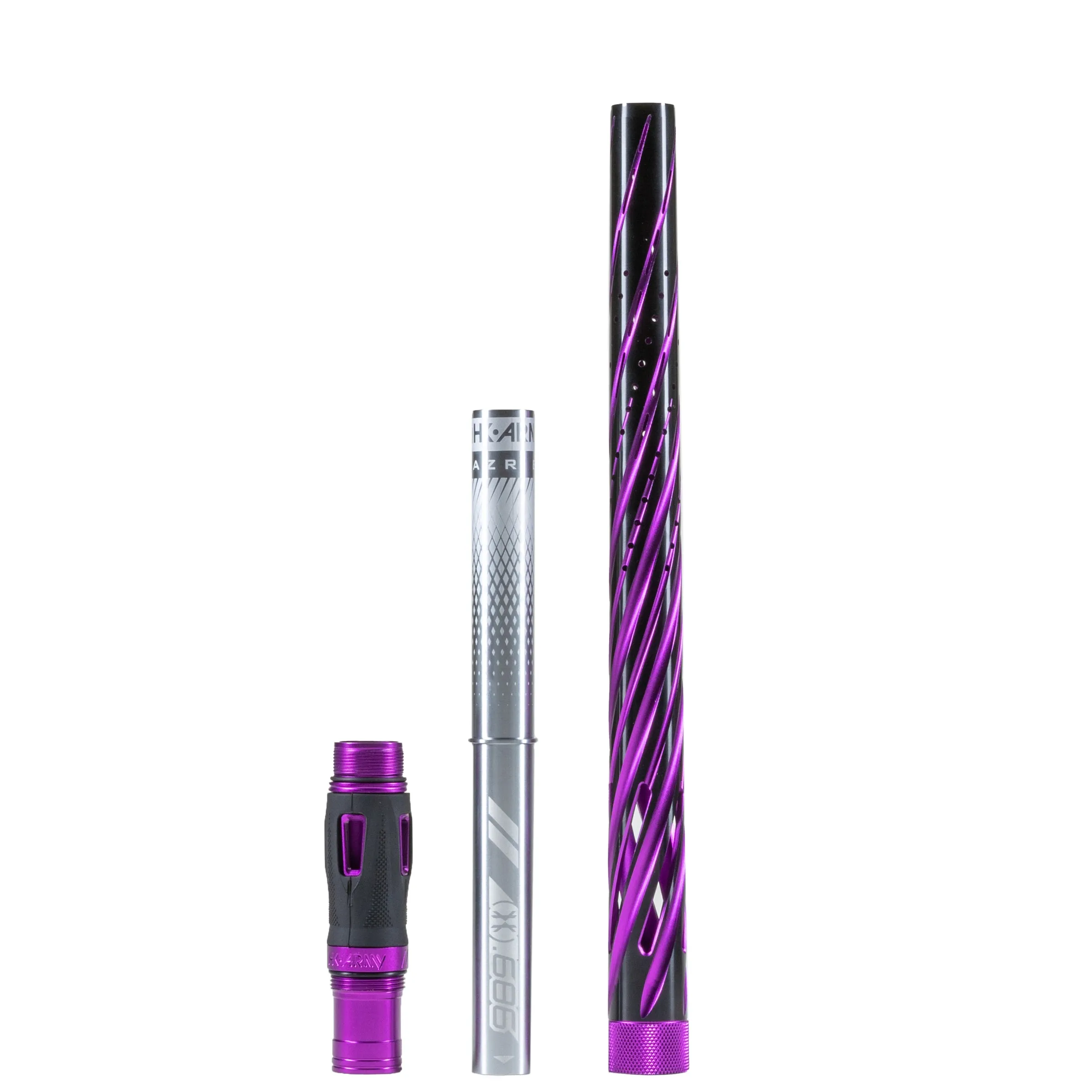 LAZR Elite Orbit Barrel Kit - 15 Dust Purple/Colored Inserts - Cocker Threads
