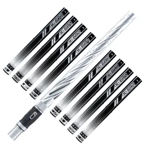 LAZR Elite Orbit Barrel Kit - 15 Dust Silver/Black Inserts - Cocker Threads