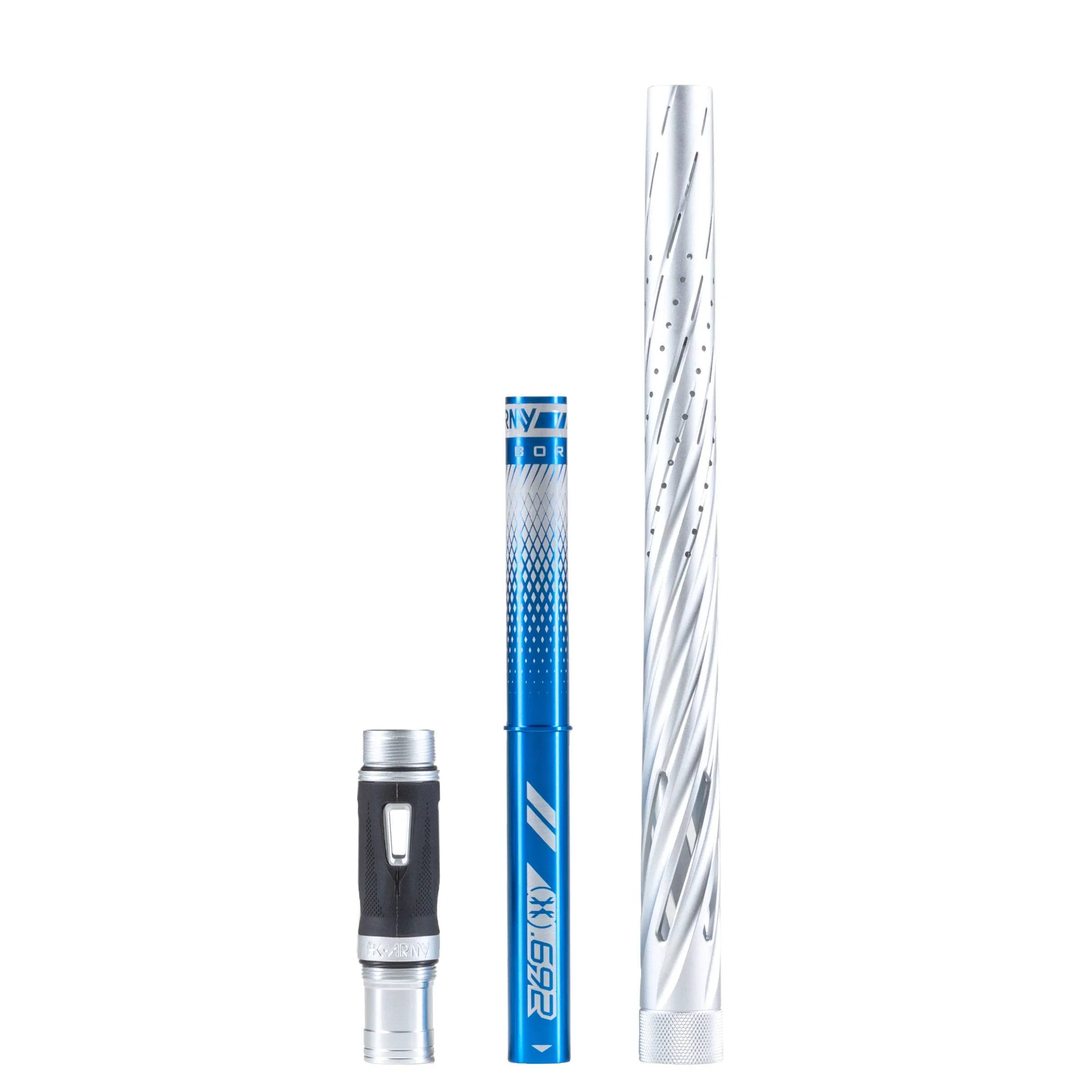 LAZR Elite Orbit Barrel Kit - 15 Dust Silver/Colored Inserts - Cocker Threads