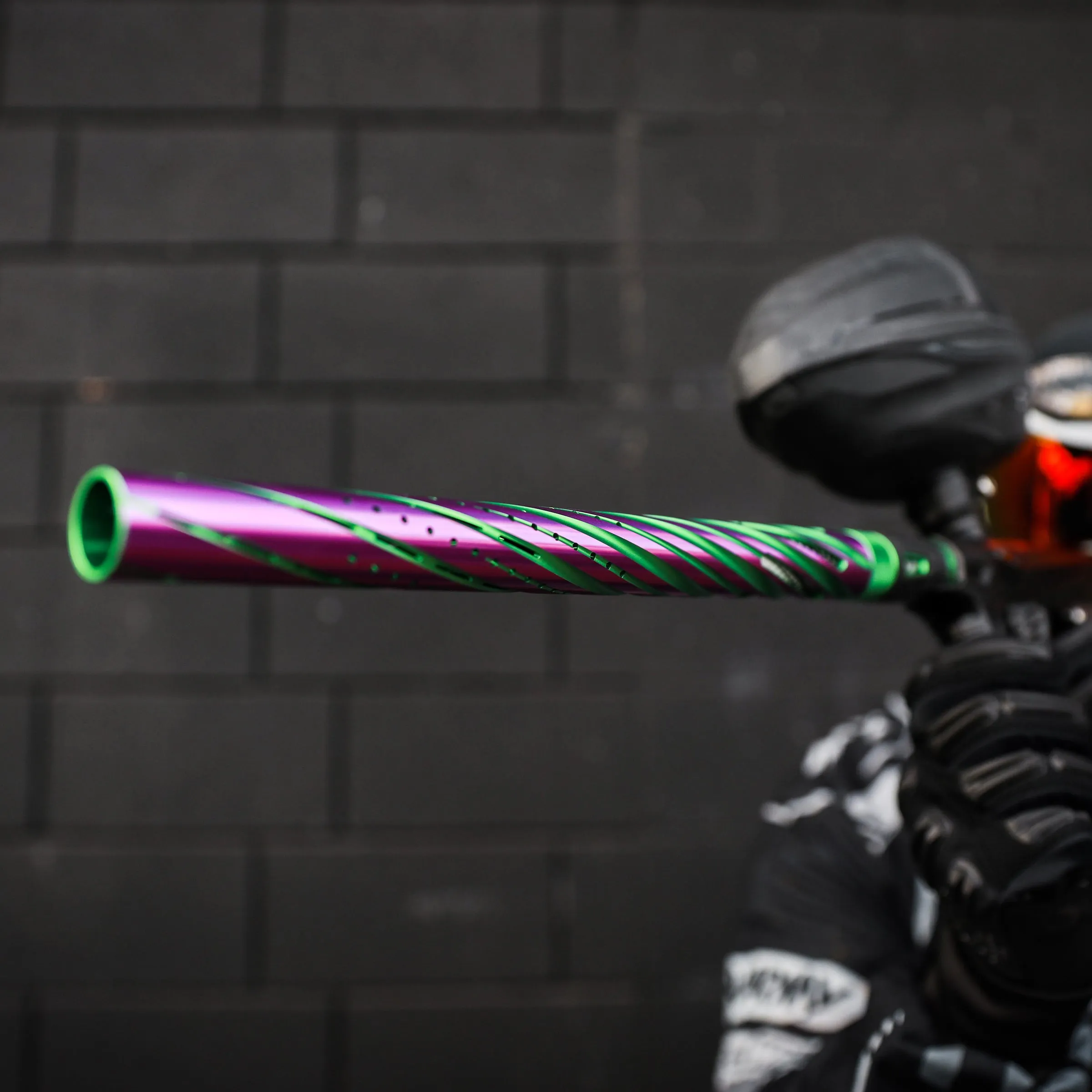 LAZR Elite Orbit Barrel Kit - 15 Green/Purple Black Inserts - Cocker Threads