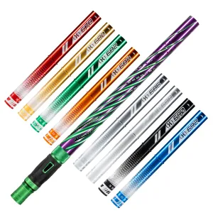 LAZR Elite Orbit Barrel Kit - 15 Green/Purple Colored Inserts - Cocker Threads