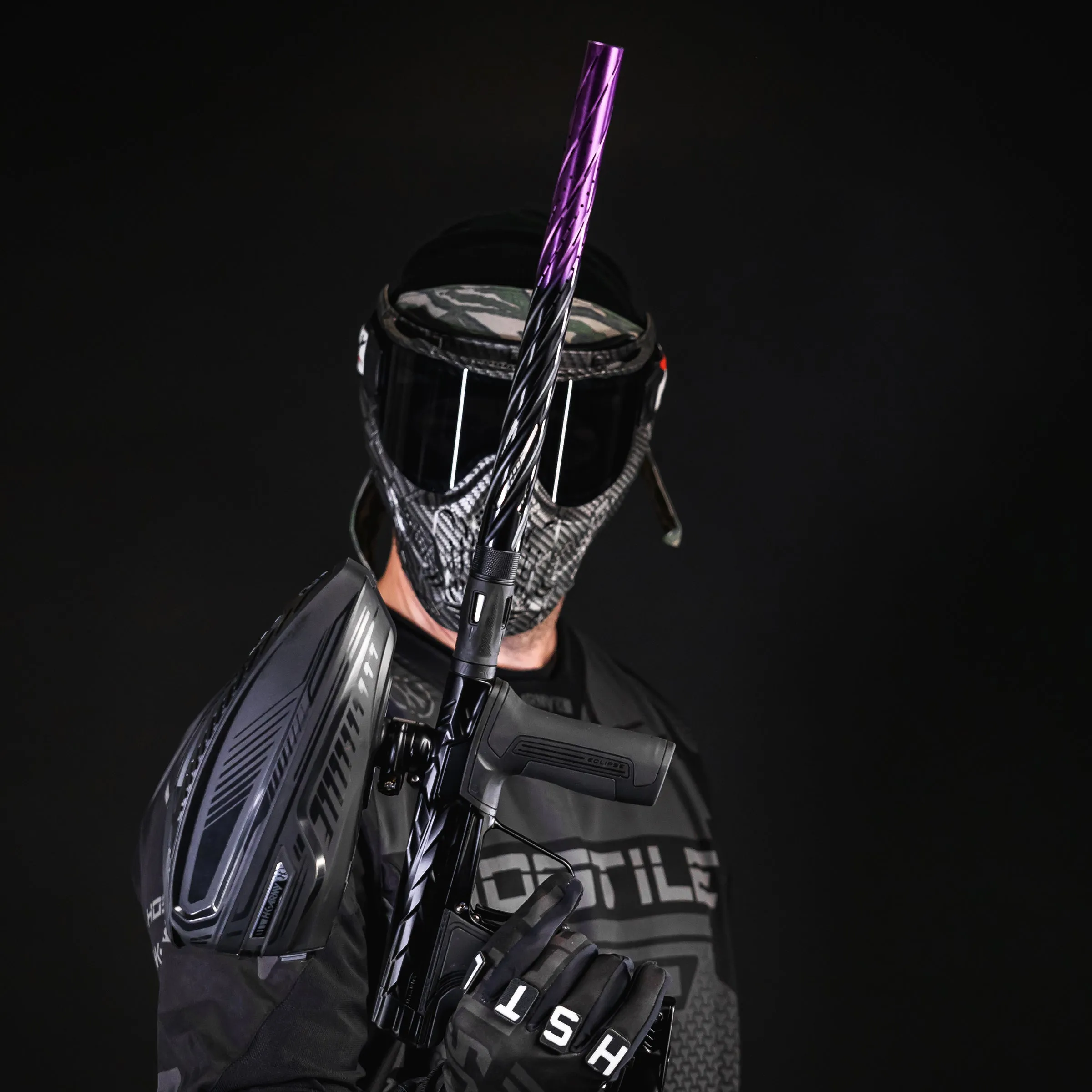 LAZR Elite Orbit Barrel Tip - Black/Purple Fade