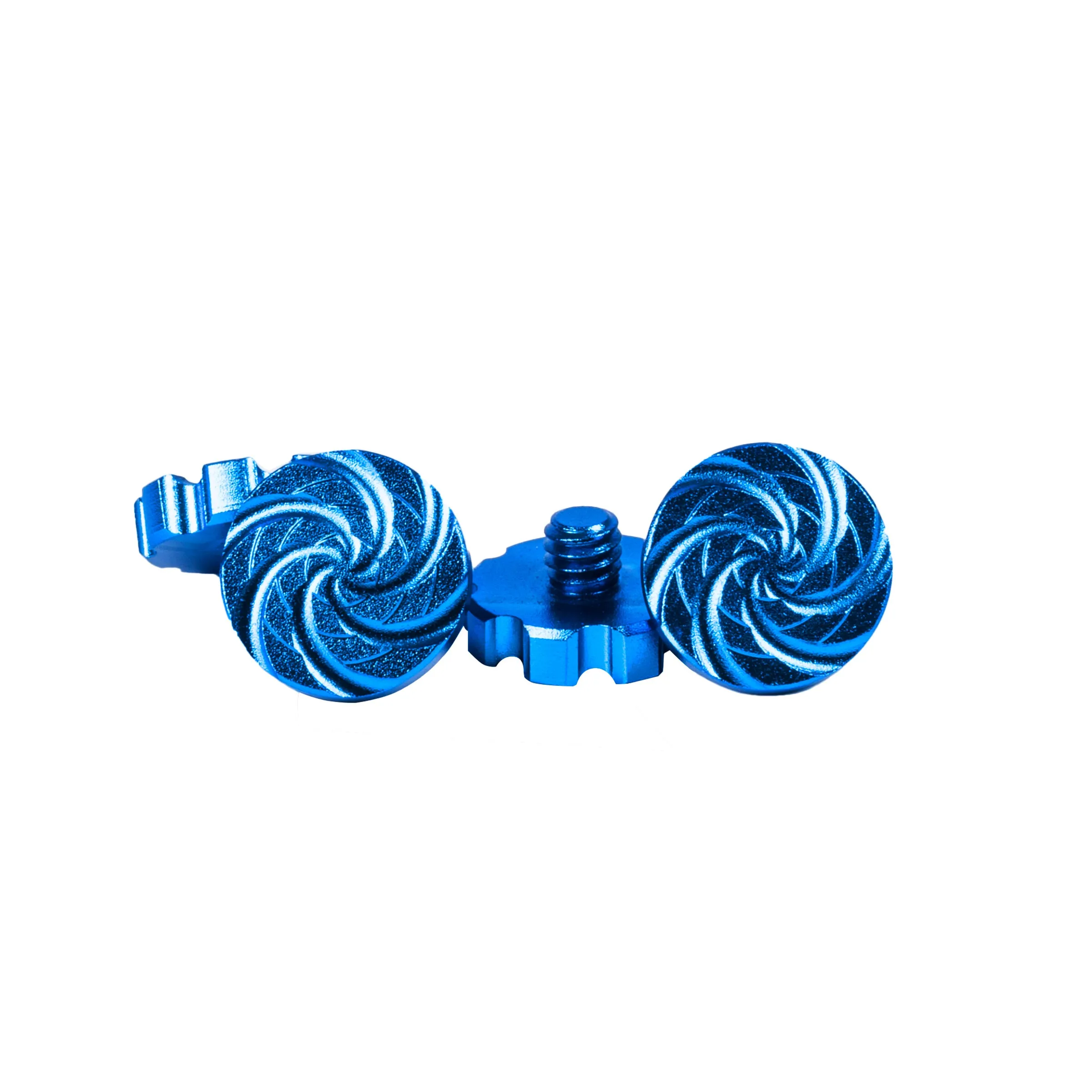 Machined Goggle Screw Set Cyclone Blue