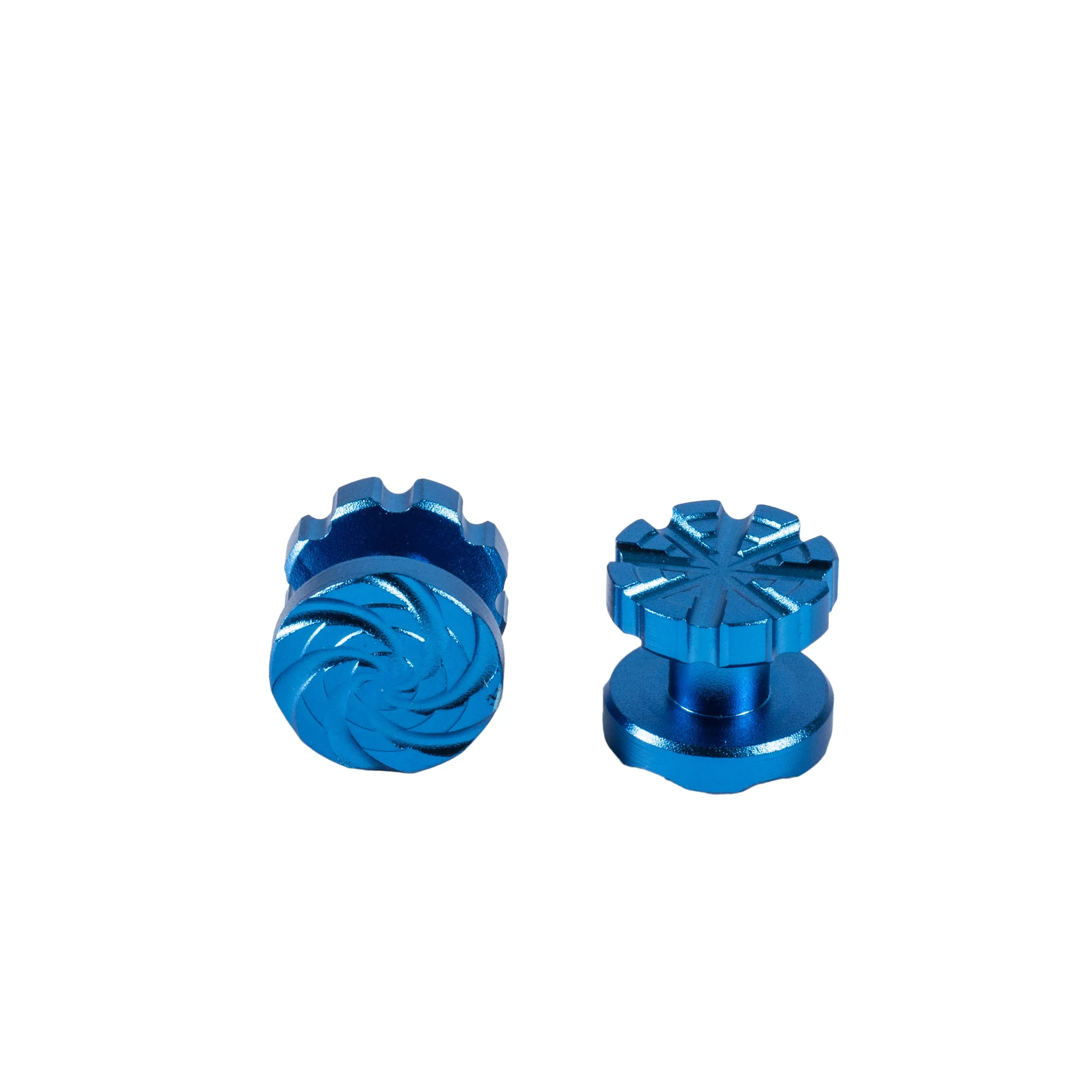 Machined Goggle Screw Set Cyclone Blue