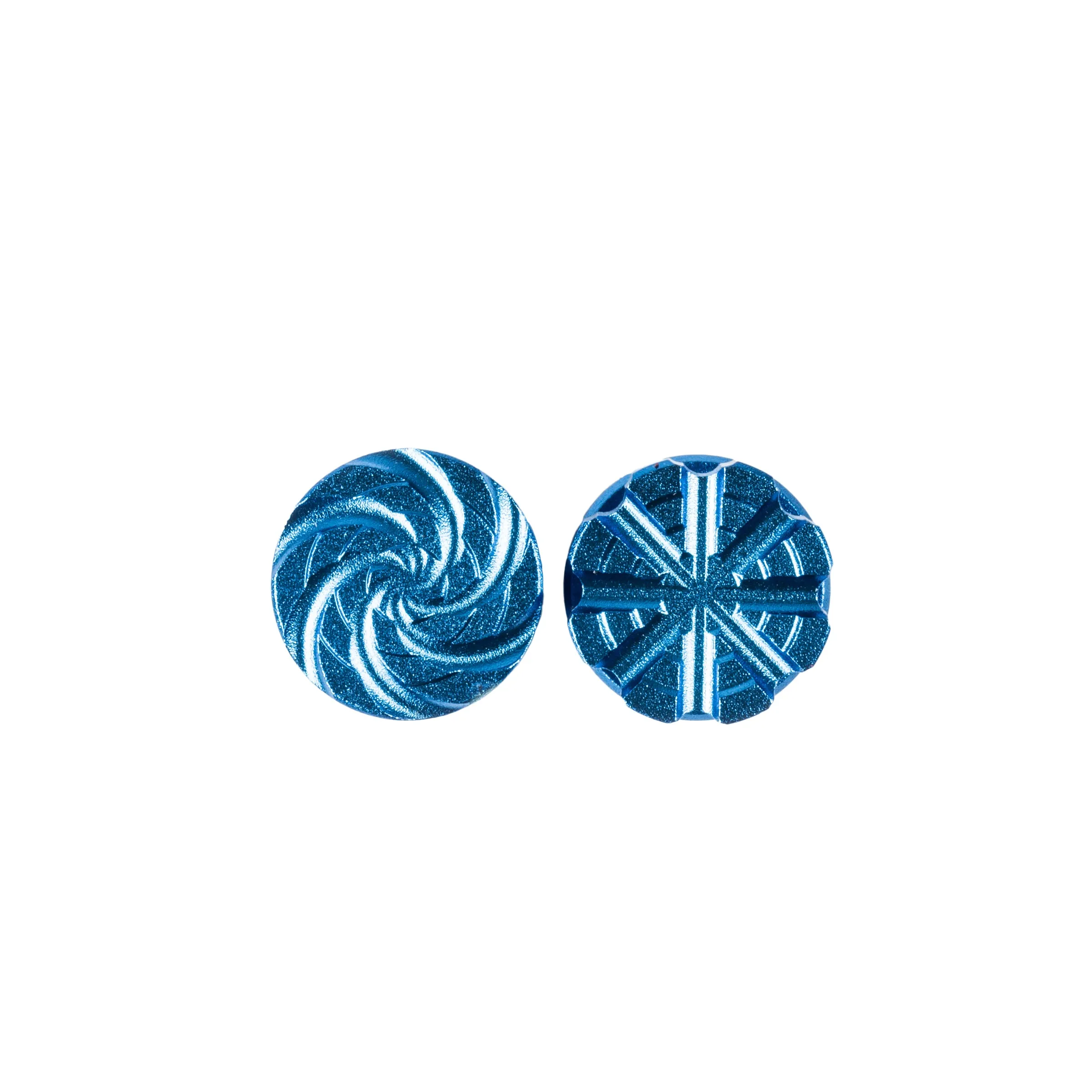 Machined Goggle Screw Set Cyclone Blue