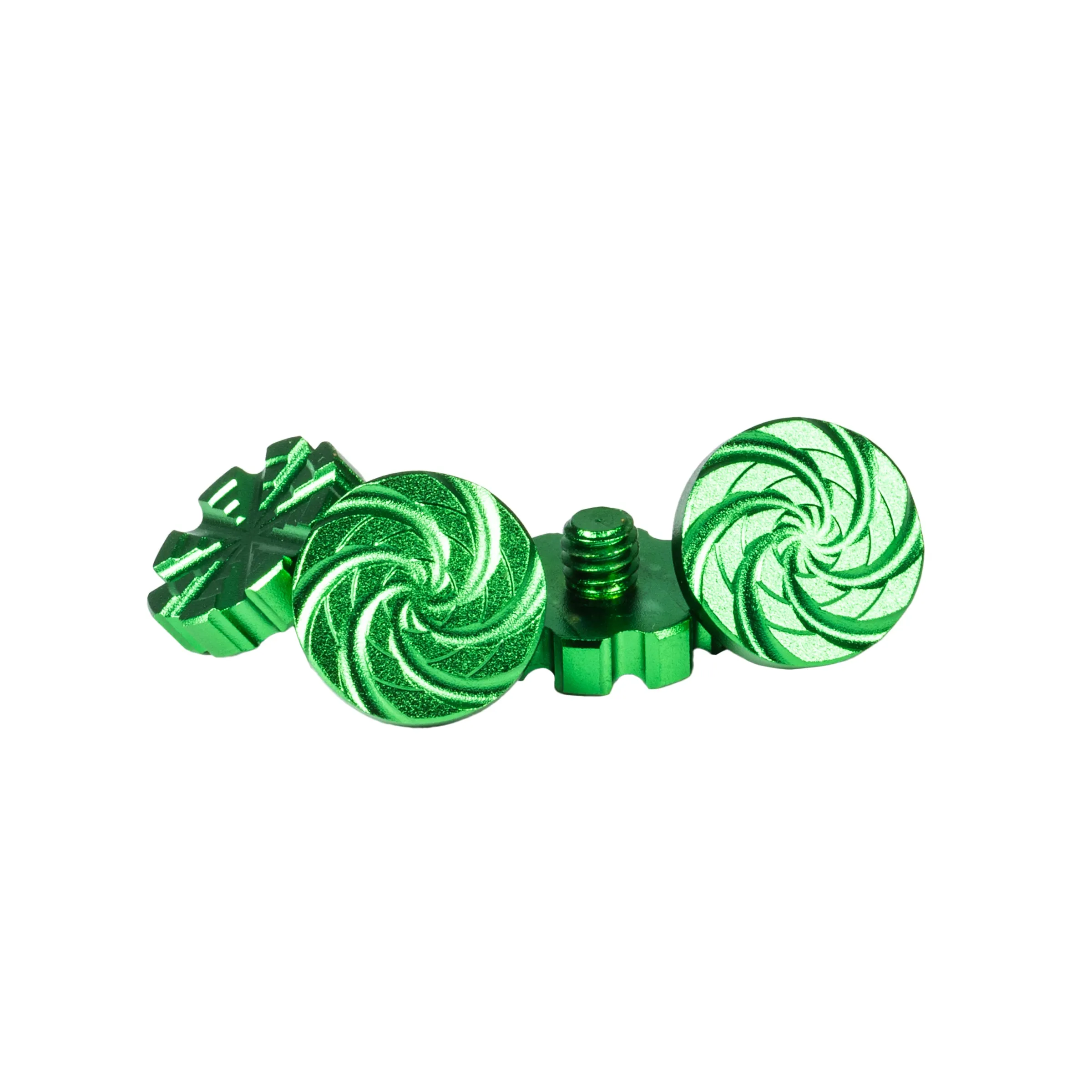 Machined Goggle Screw Set Cyclone Green