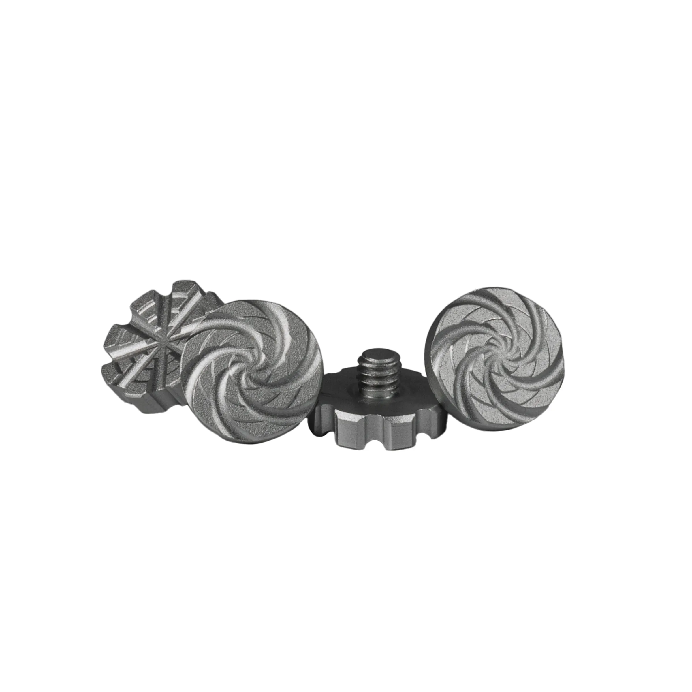 Machined  Goggle Screw Set Cyclone Pewter