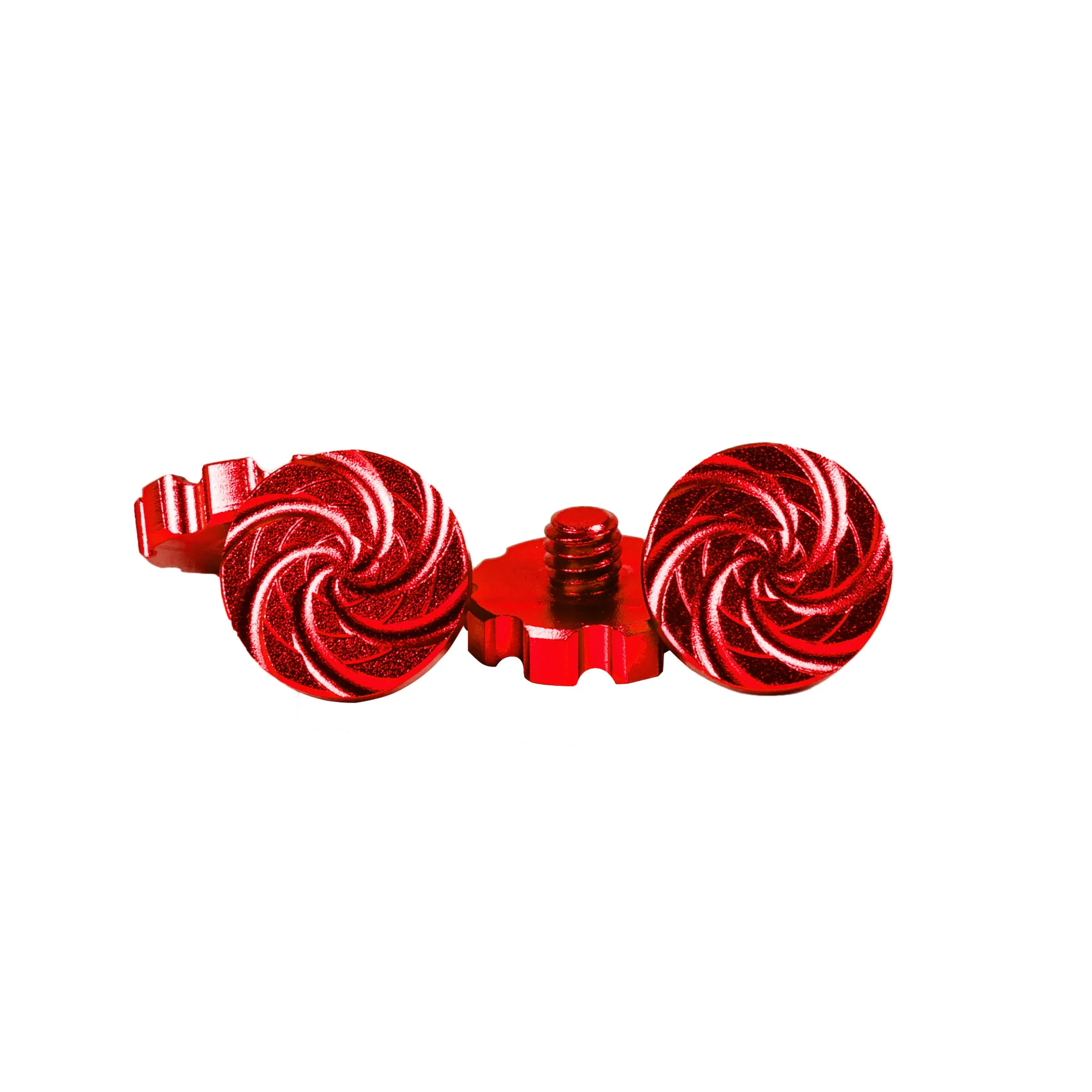 Machined Goggle Screw Set Cyclone Red