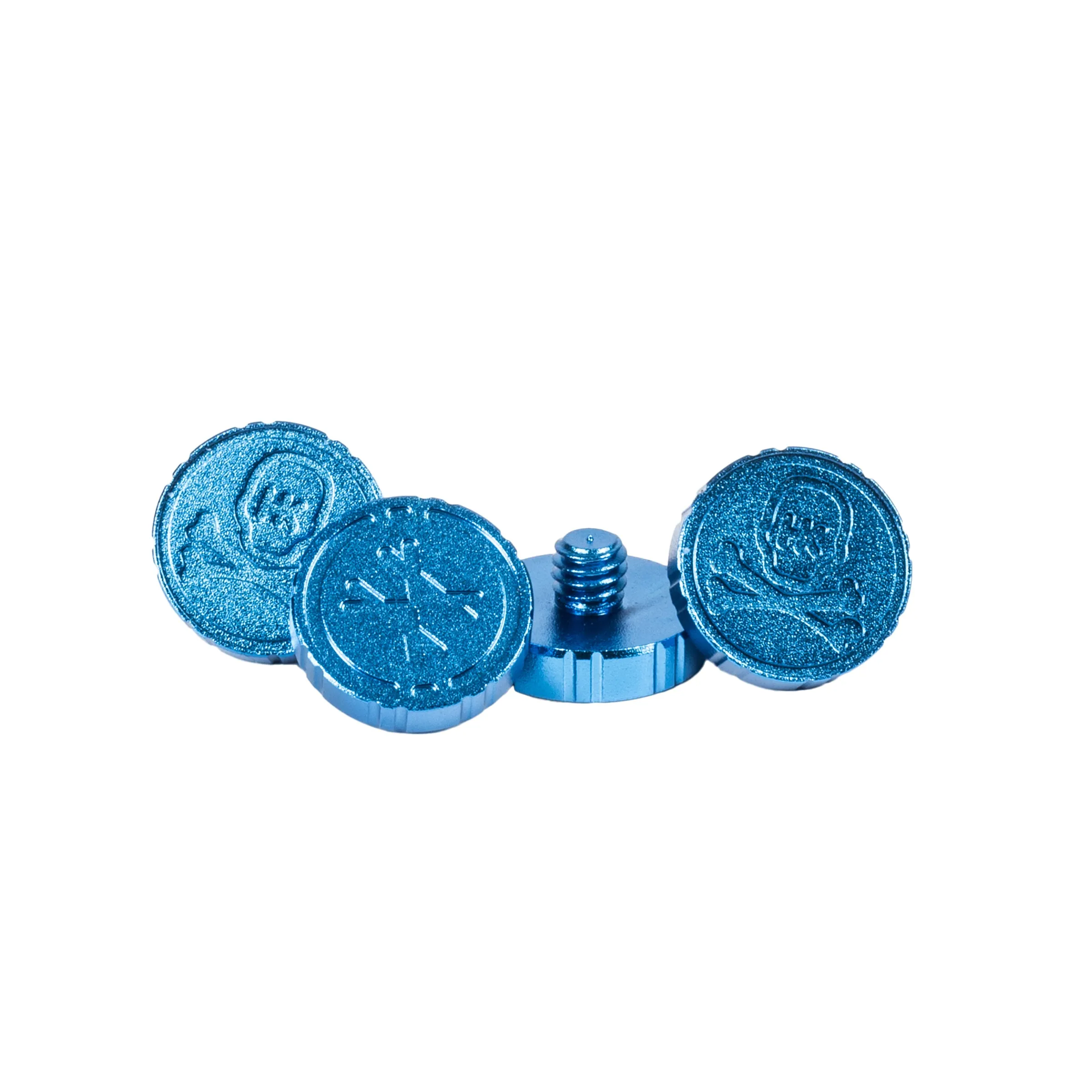 Machined Goggle Screw Set Icon Blue