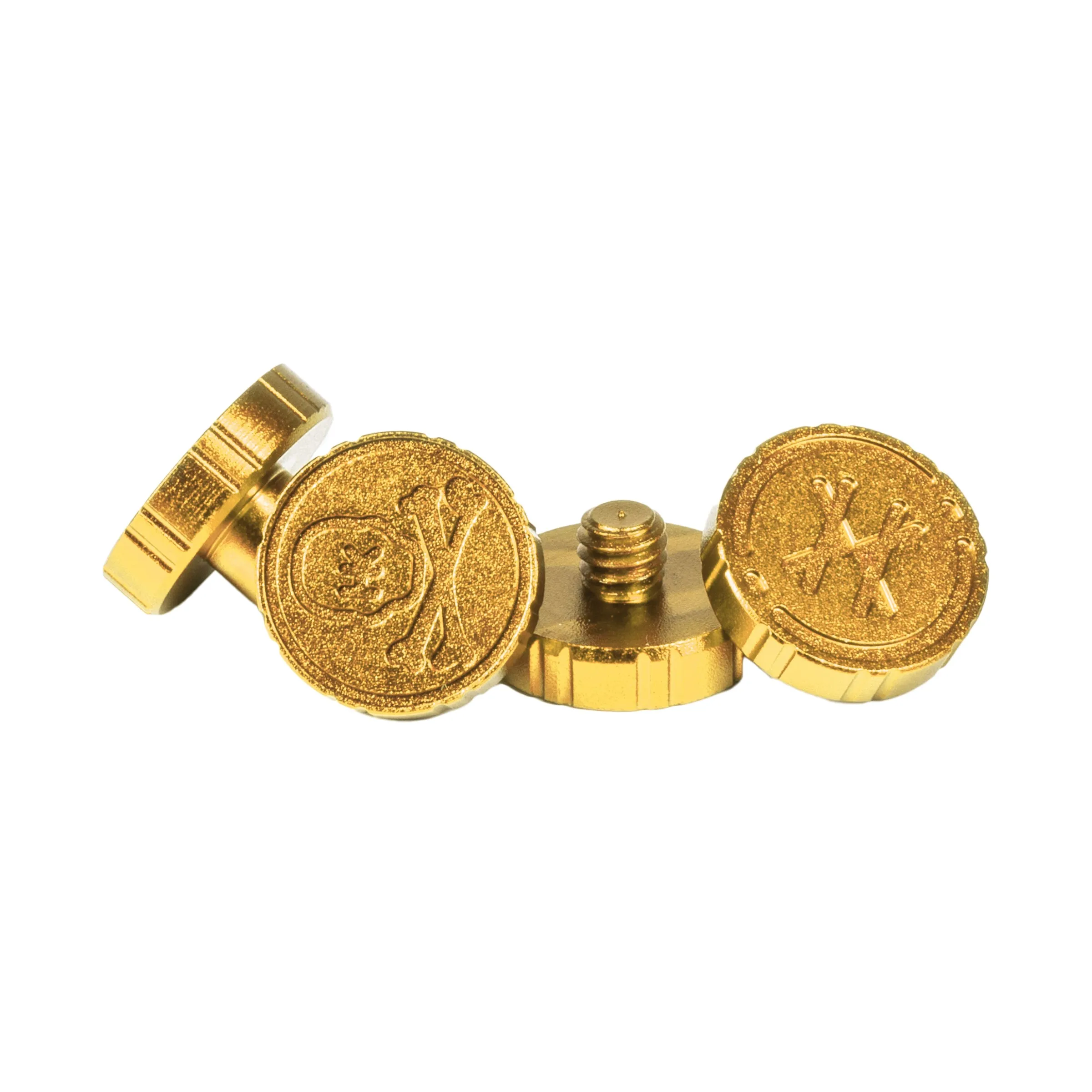 Machined Goggle Screw Set Icon Gold