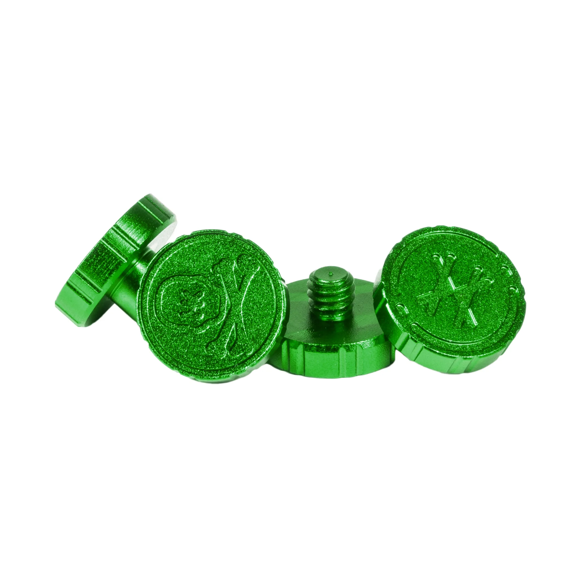 Machined Goggle Screw Set Icon Green