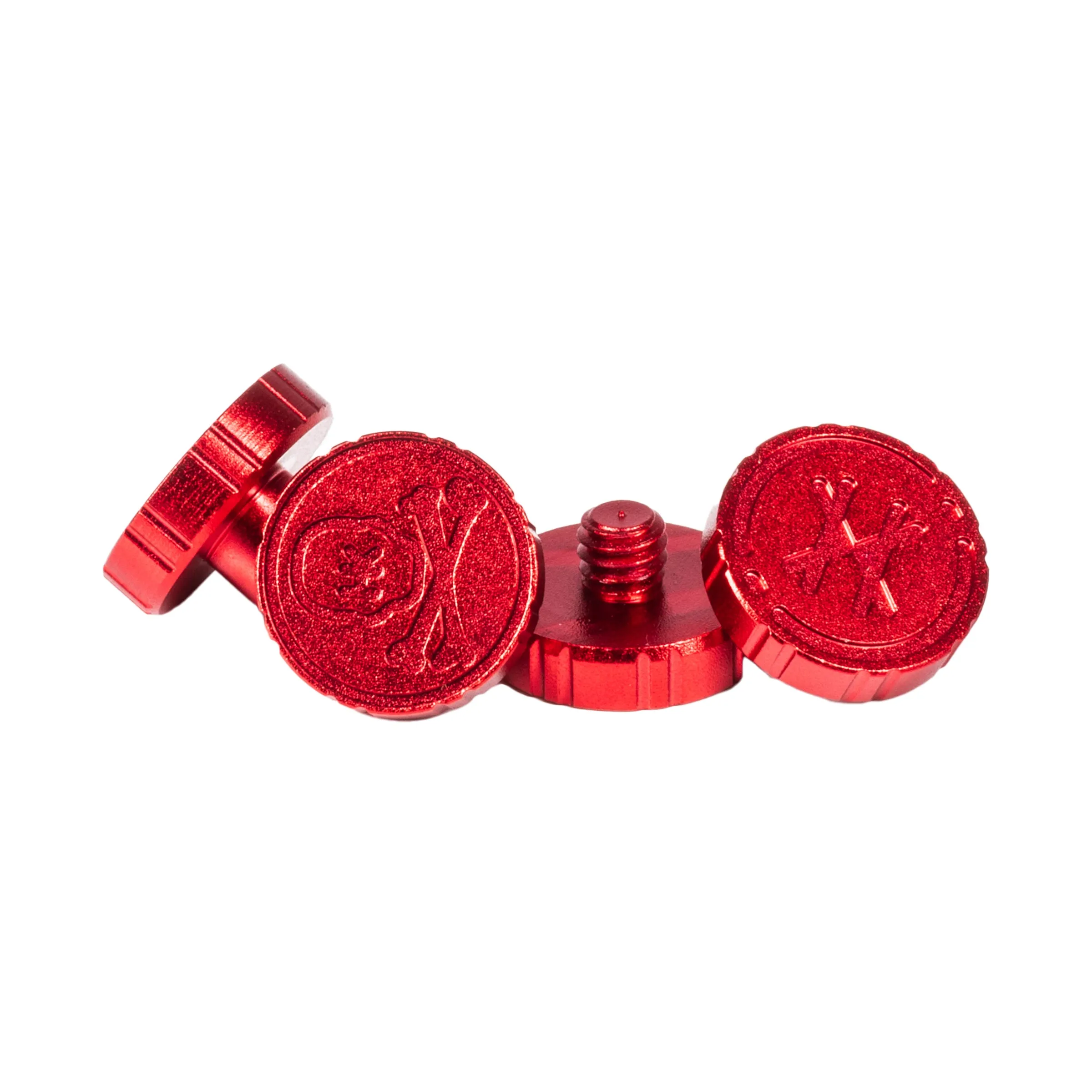 Machined Goggle Screw Set Icon Red