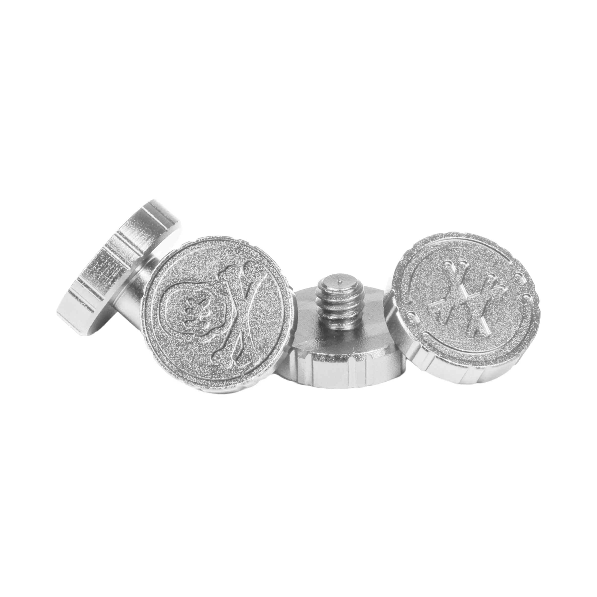 Machined Goggle Screw Set Icon Silver