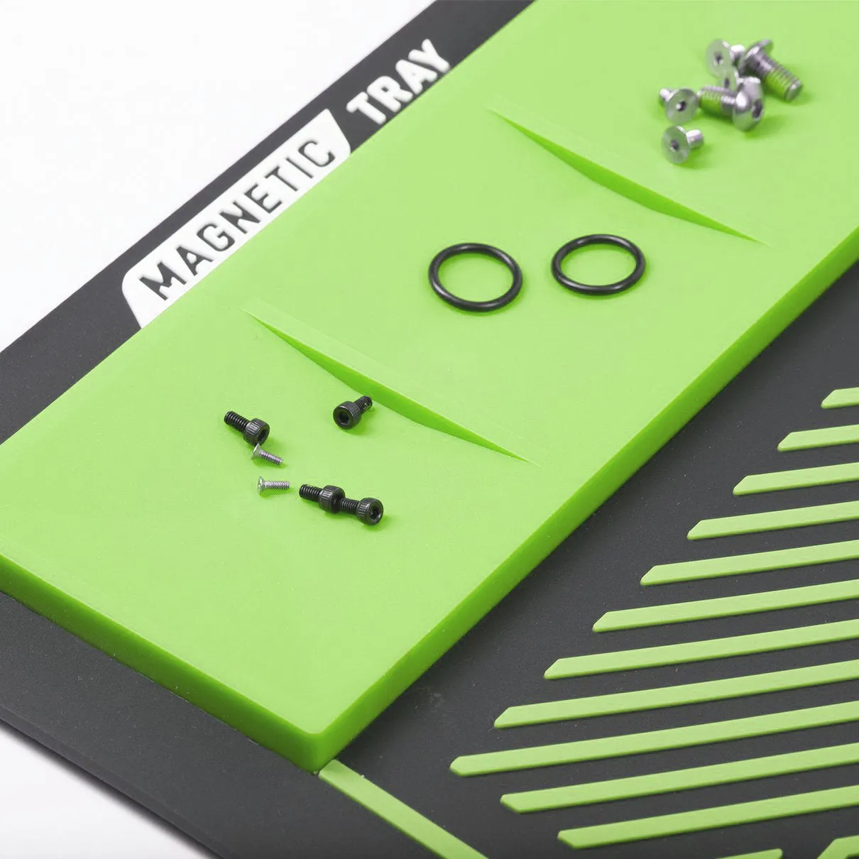 MagMat - Magnetic Tech Mat - Black/Neon Green