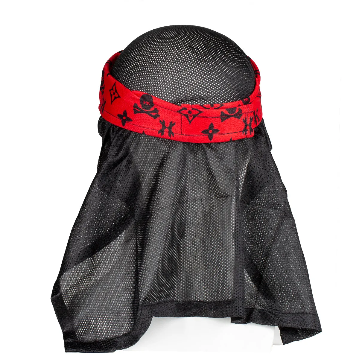 Monogram Red - Headwrap