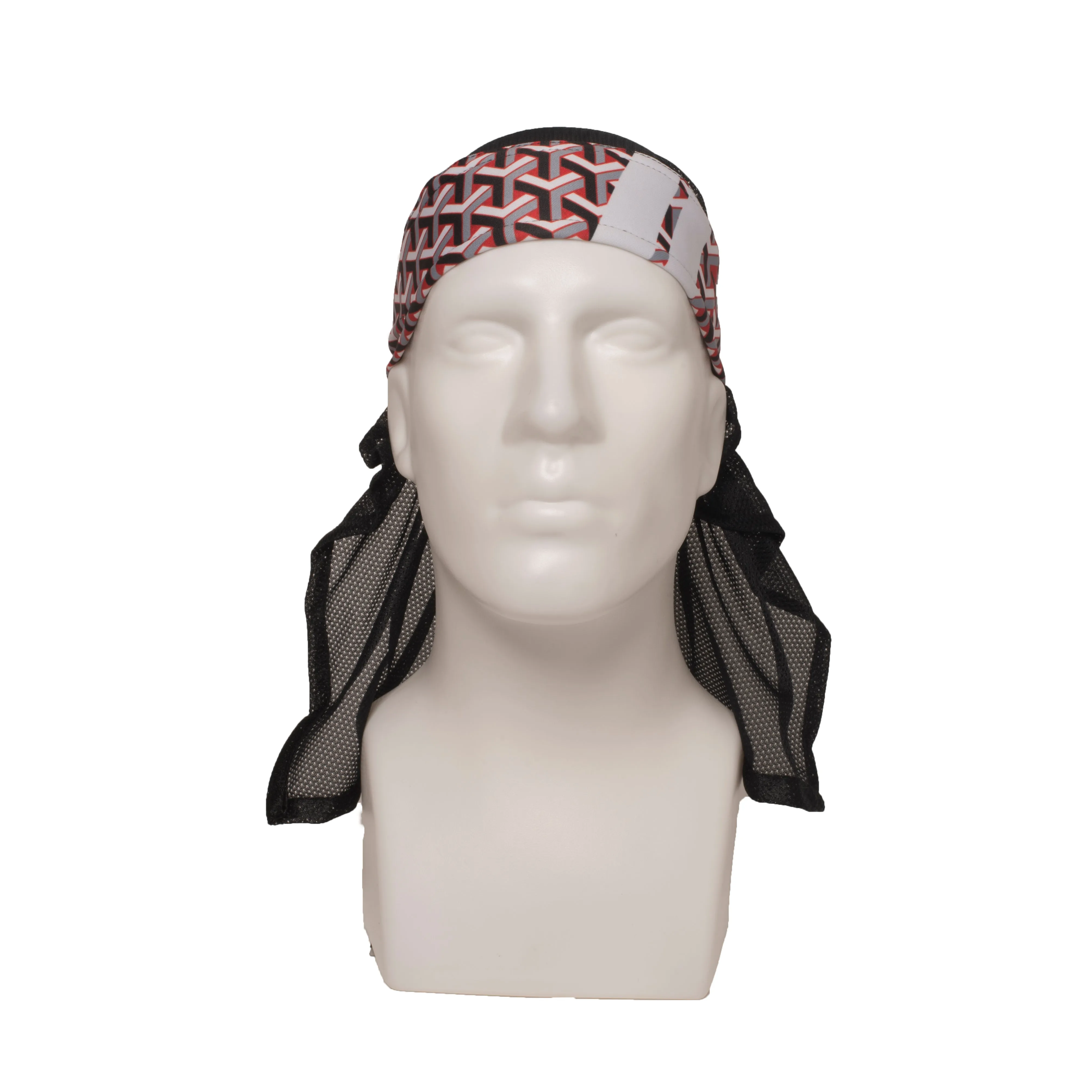 MR. H Stahk Red Headwrap
