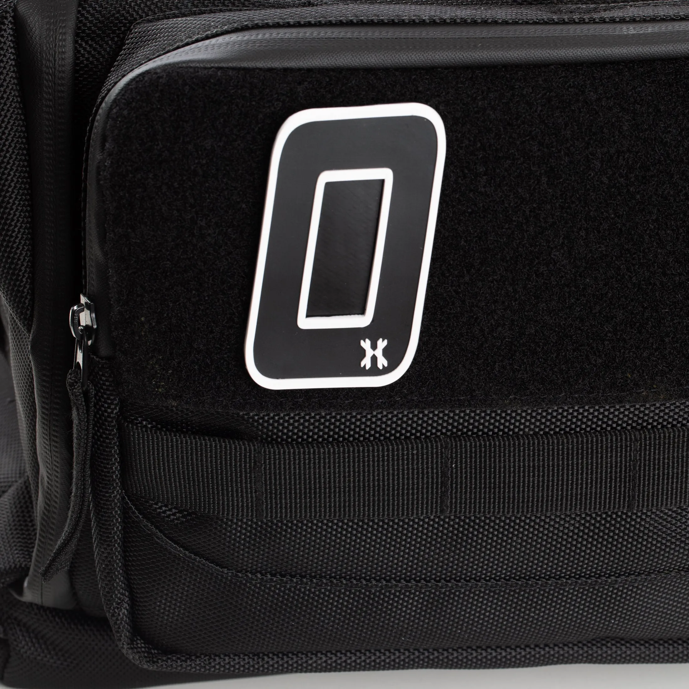Number 0 Rubber Velcro Patch
