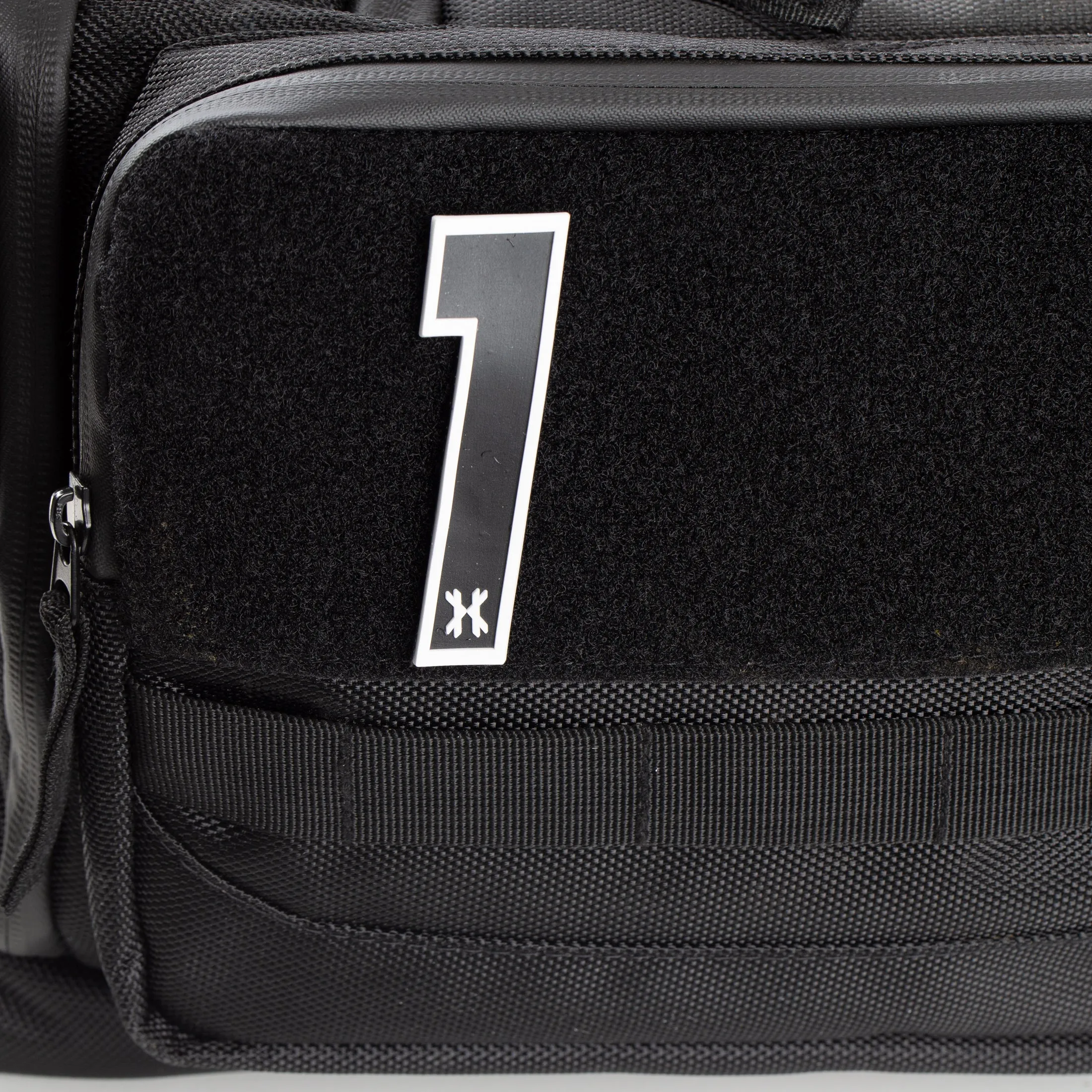 Number 1  Rubber Velcro Patch
