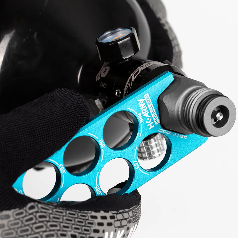 Paintball Sizer Guide - Blue