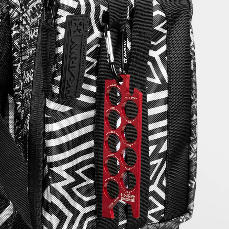Paintball Sizer Guide - Red
