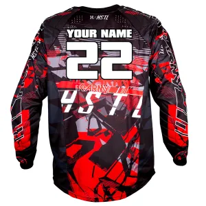 Personalized HSTL Line Jersey - Lava - Red/Black
