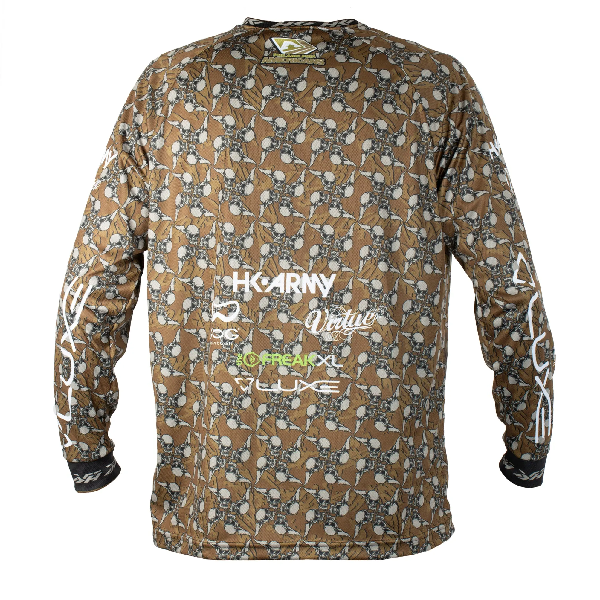 Philadelphia Americans - ICC - Hostilewear Skulls Dry Fit - Event Jersey