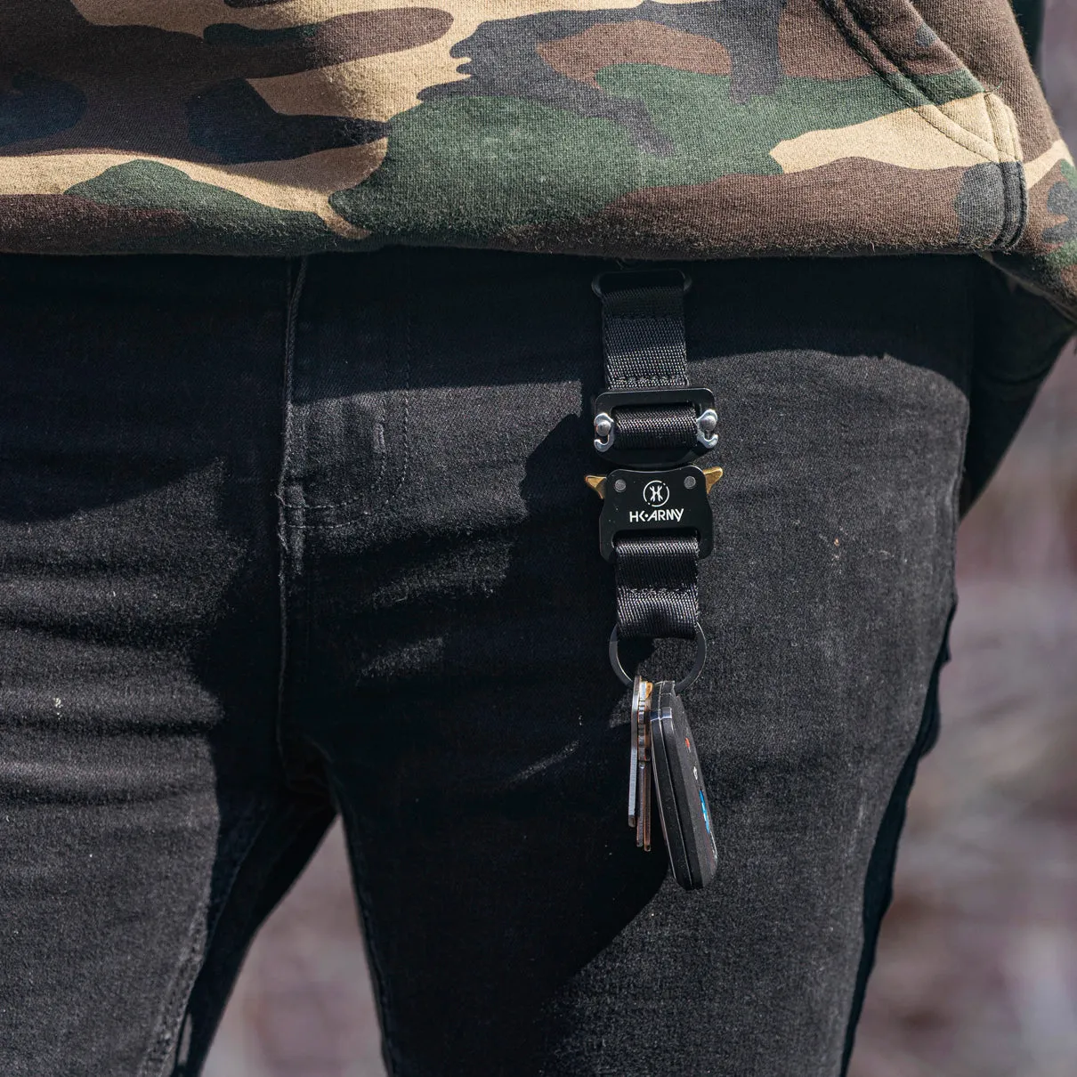 Quick Clip Key Chain  - Black