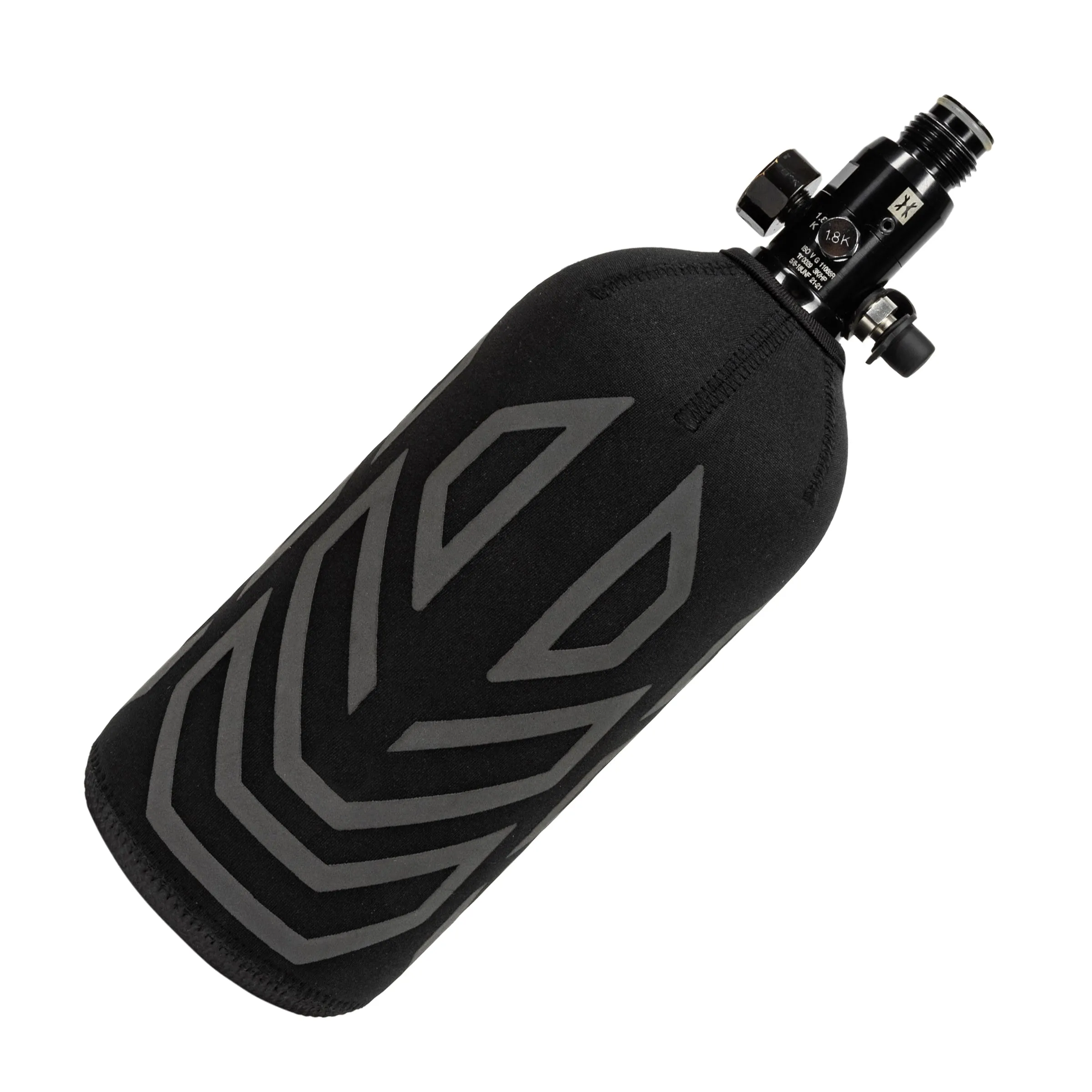 Red 48ci/3000psi Aluminum HPA Tank w/ Neoprene Padded Cover