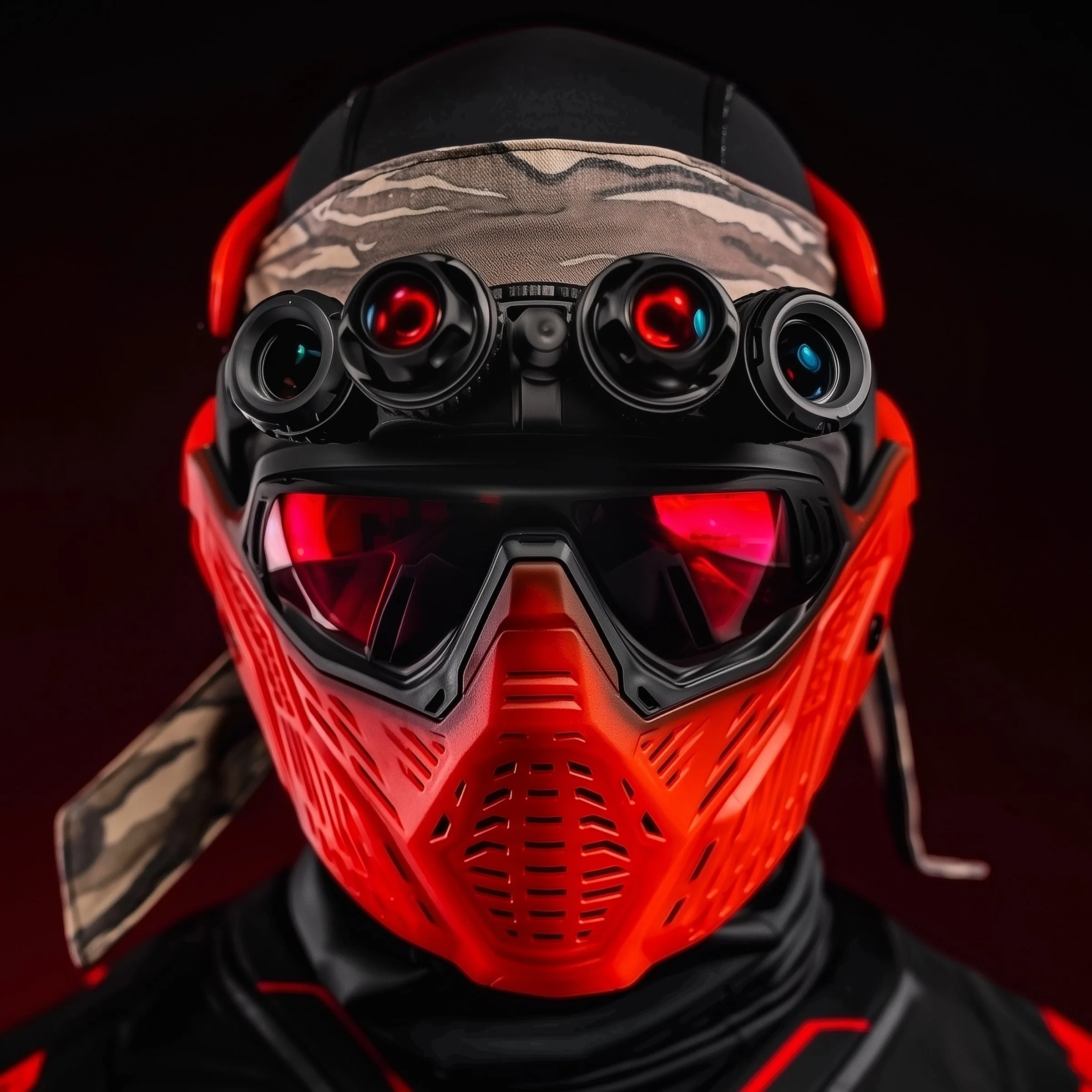 RMX Lower Kit - Ghost Series - Red Transparent